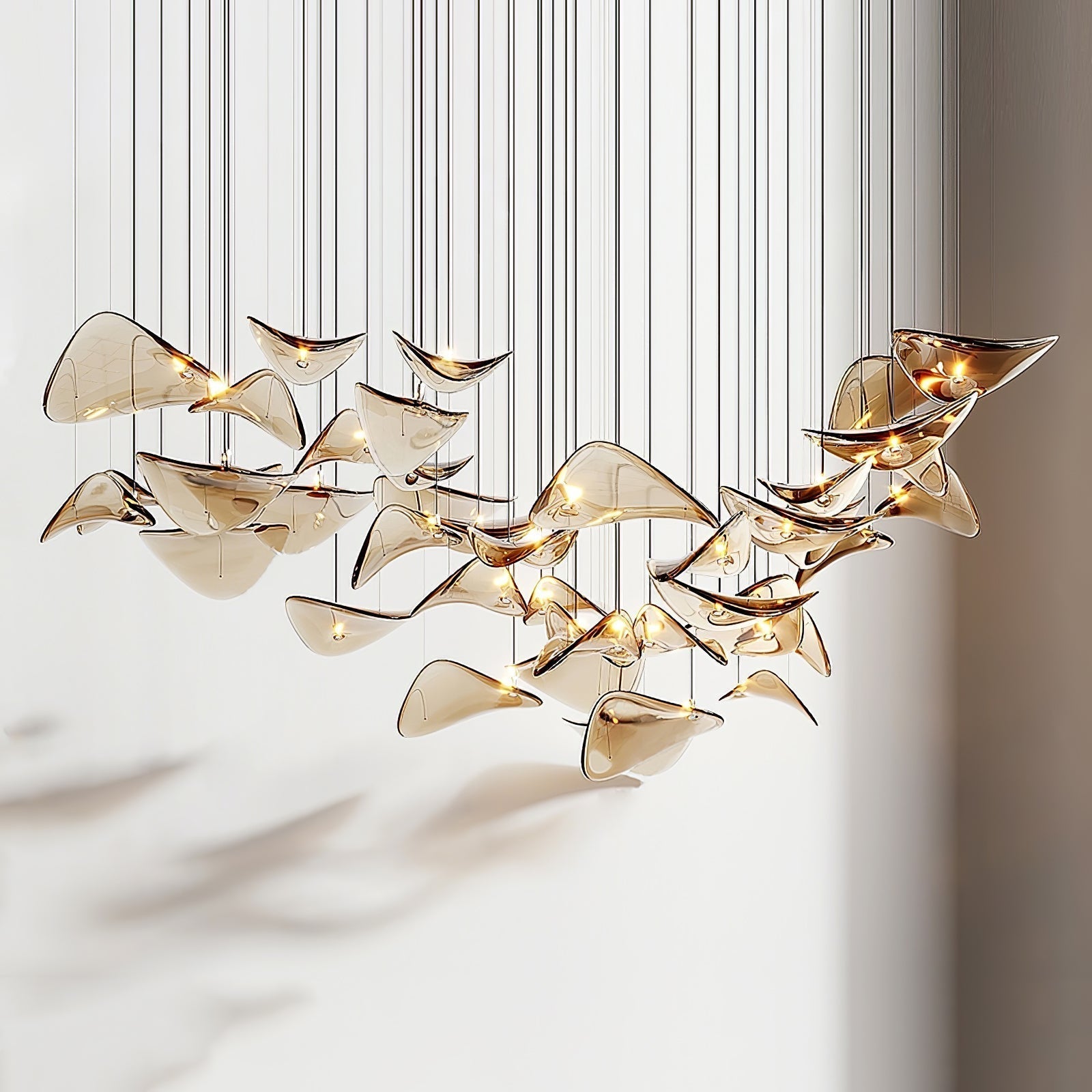 Eurrinia Butterfly Gold Metal Pendant Light - Lamp Outdoor