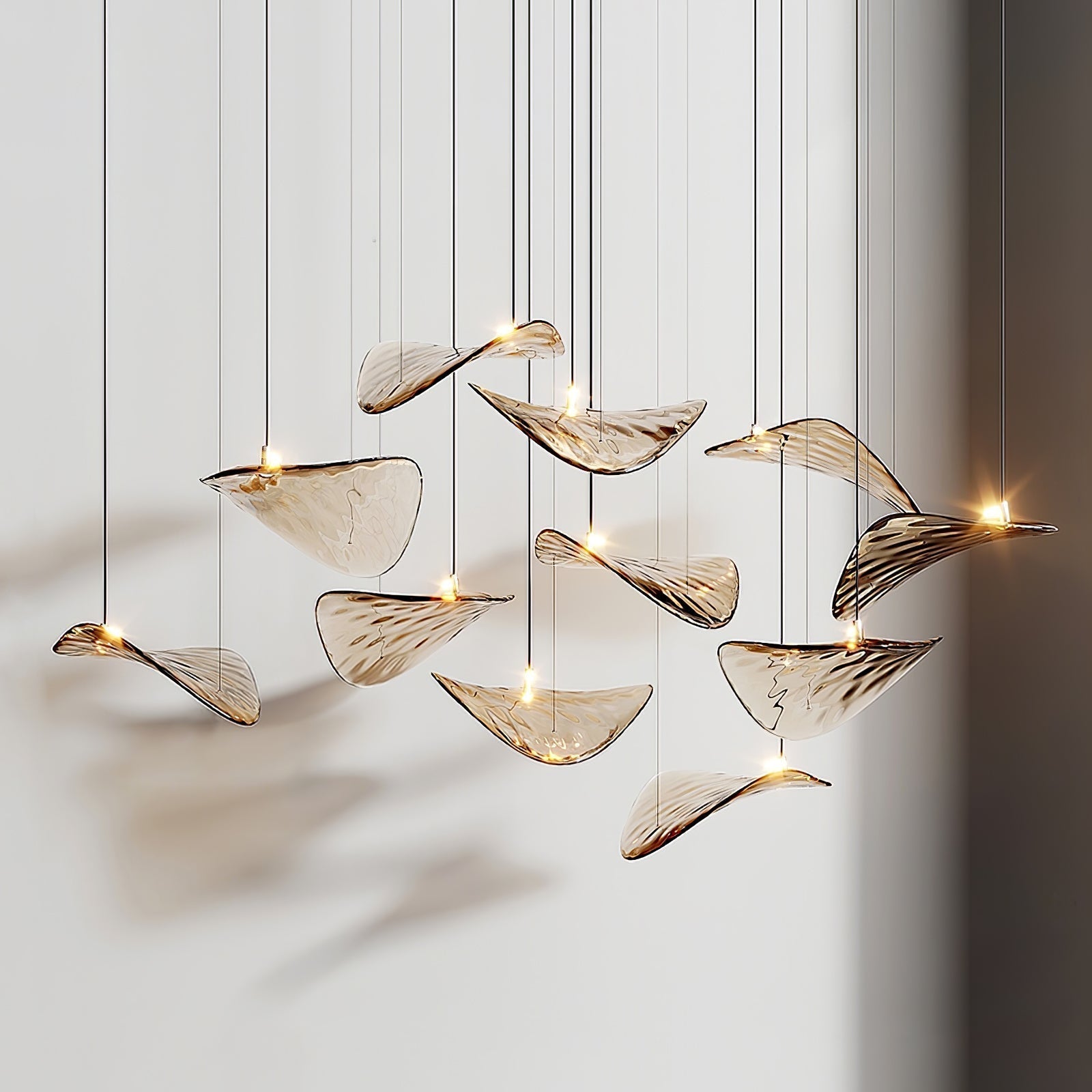 Eurrinia Butterfly Gold Metal Pendant Light - Lamp Outdoor