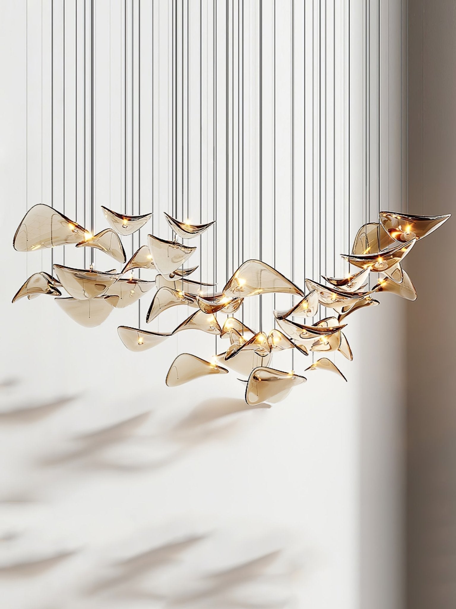 Eurrinia Butterfly Gold Metal Pendant Light - Lamp Outdoor
