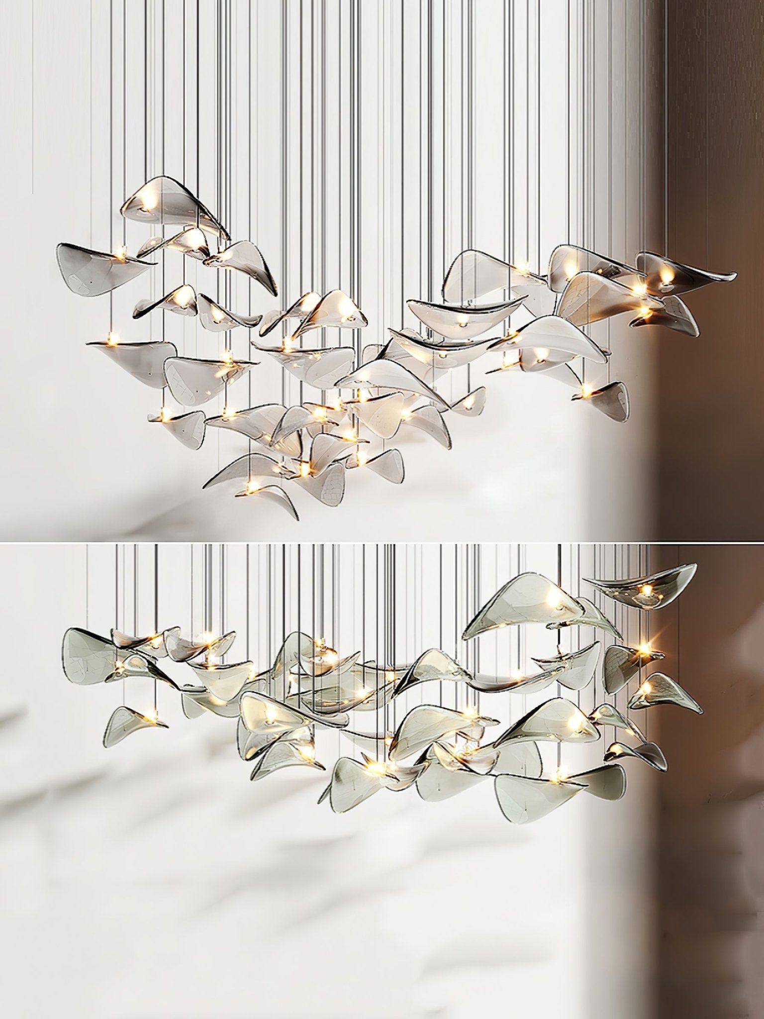 Eurrinia Butterfly Gold Metal Pendant Light - Lamp Outdoor