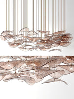 Eurrinia Butterfly Gold Metal Pendant Light - Lamp Outdoor