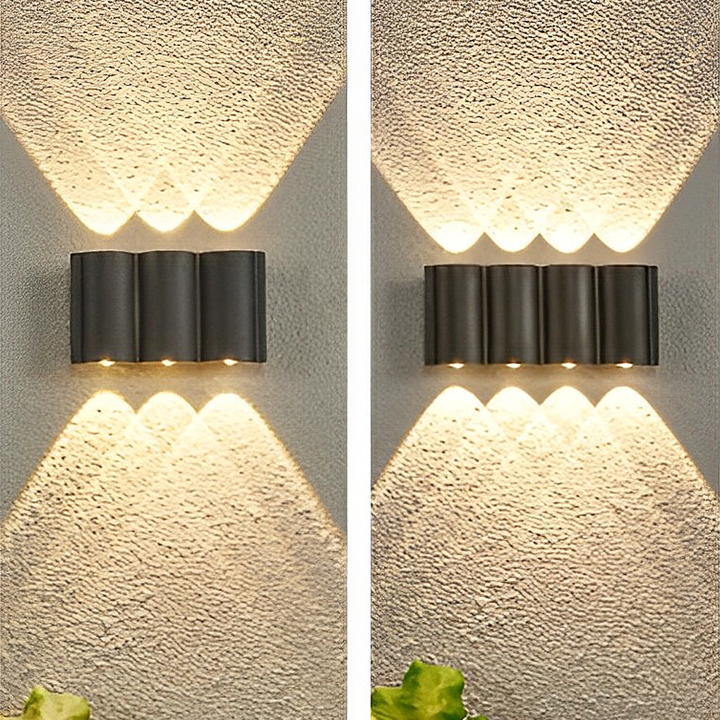 Creative Wave Up and Down Light LED Waterproof Modern Wall Washer Light - Lamp Outdoor