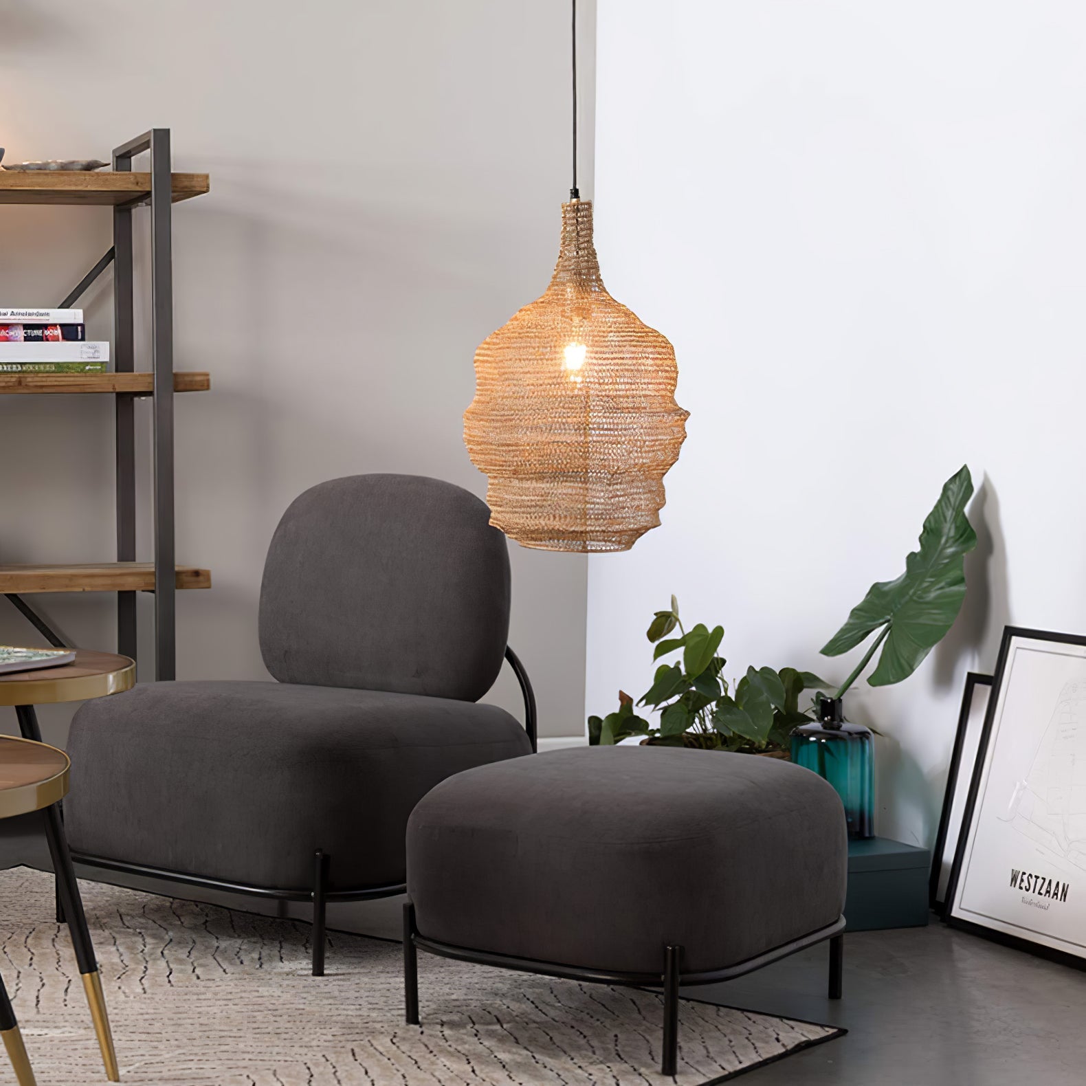 Hive Industrial Wire Pendant Lamps - Lamp Outdoor