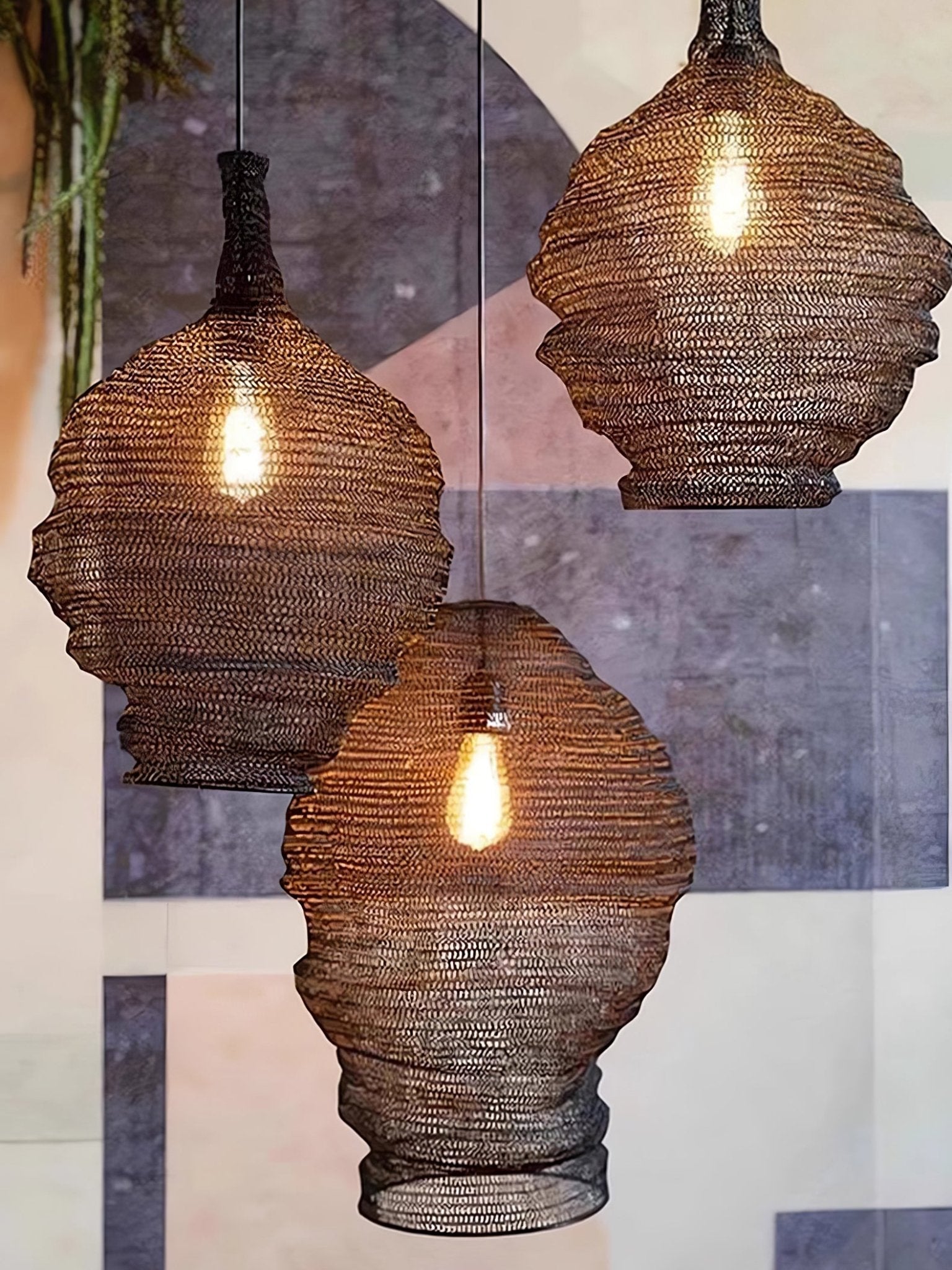Hive Industrial Wire Pendant Lamps - Lamp Outdoor