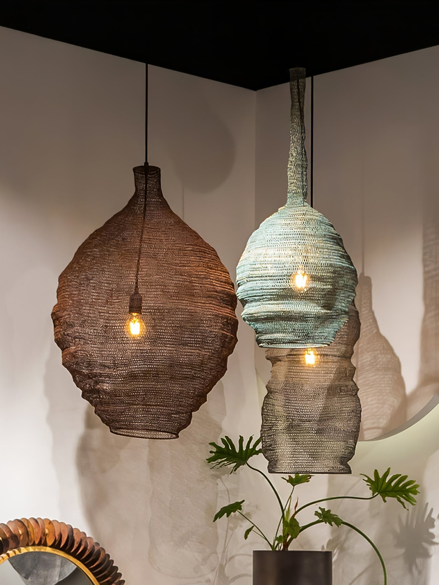 Hive Industrial Wire Pendant Lamps - Lamp Outdoor