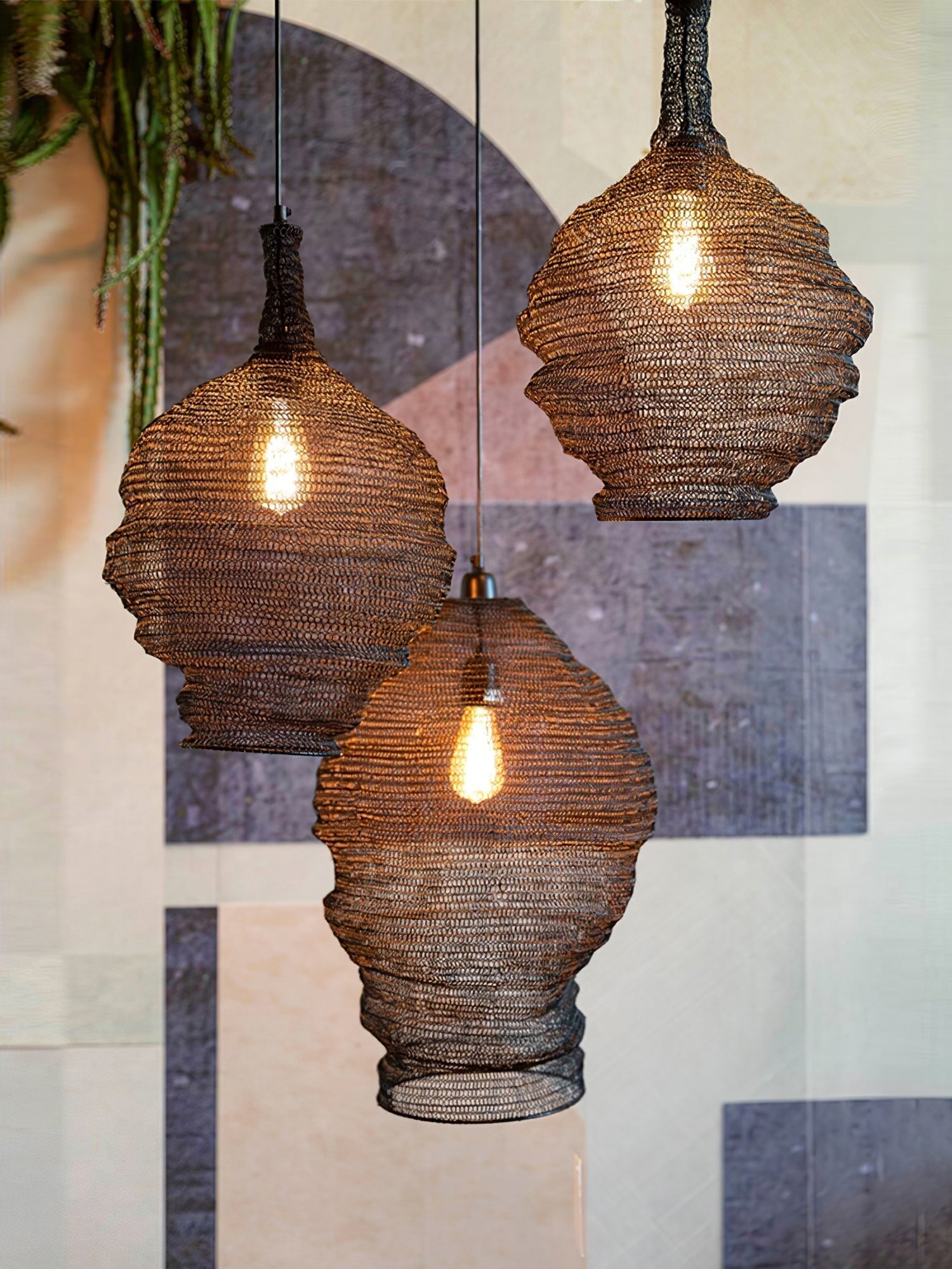 Hive Industrial Wire Pendant Lamps - Lamp Outdoor