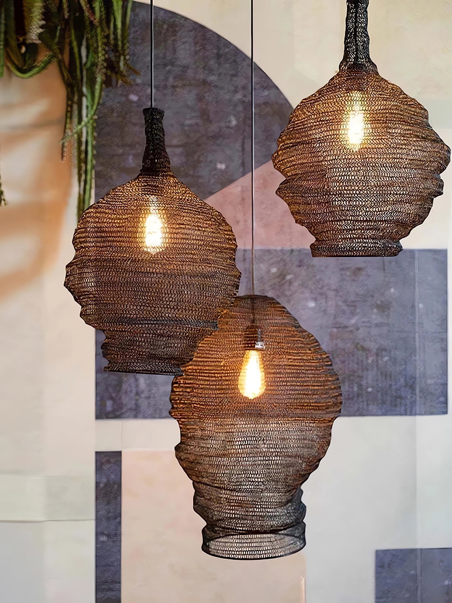 Hive Industrial Wire Pendant Lamps - Lamp Outdoor