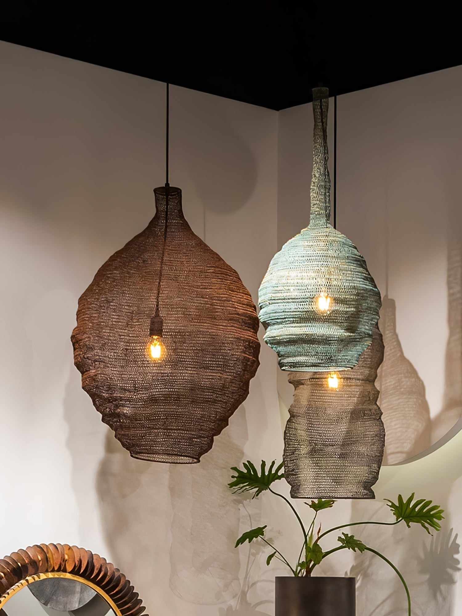 Hive Industrial Wire Pendant Lamps - Lamp Outdoor