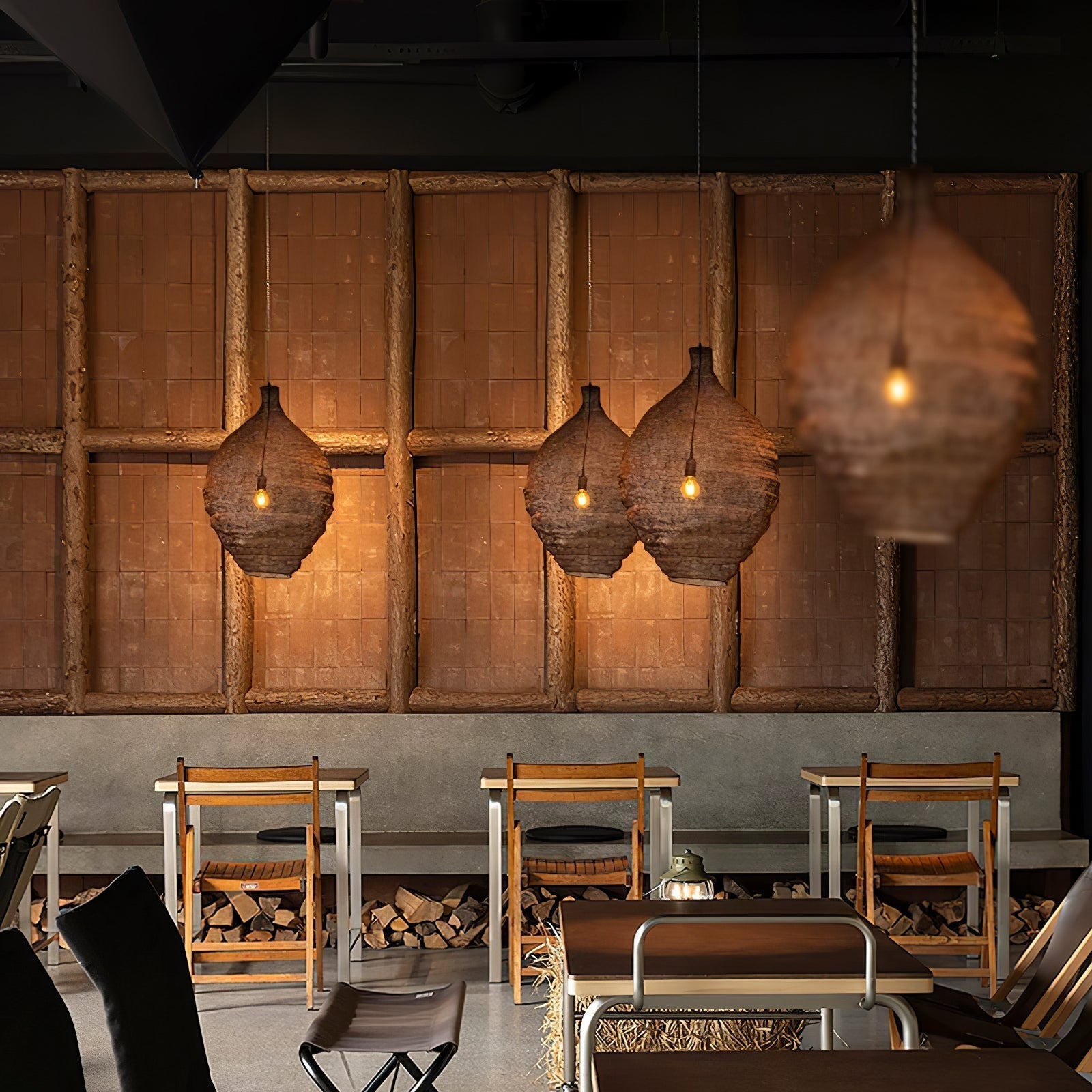 Hive Industrial Wire Pendant Lamps - Lamp Outdoor