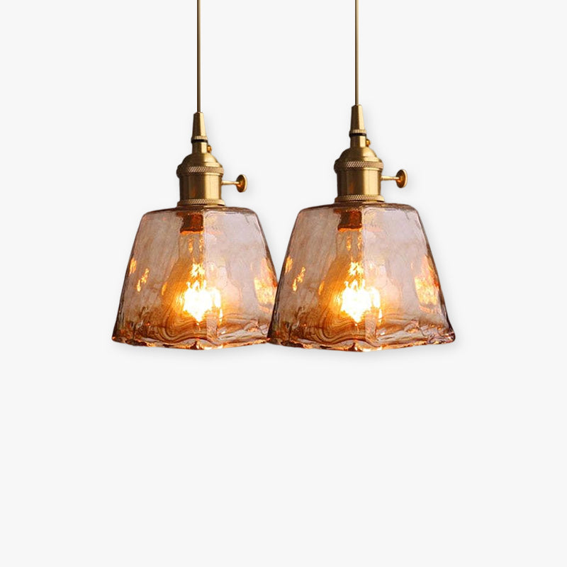 Zina Pendant Light Glass&Brass - Lamp Outdoor