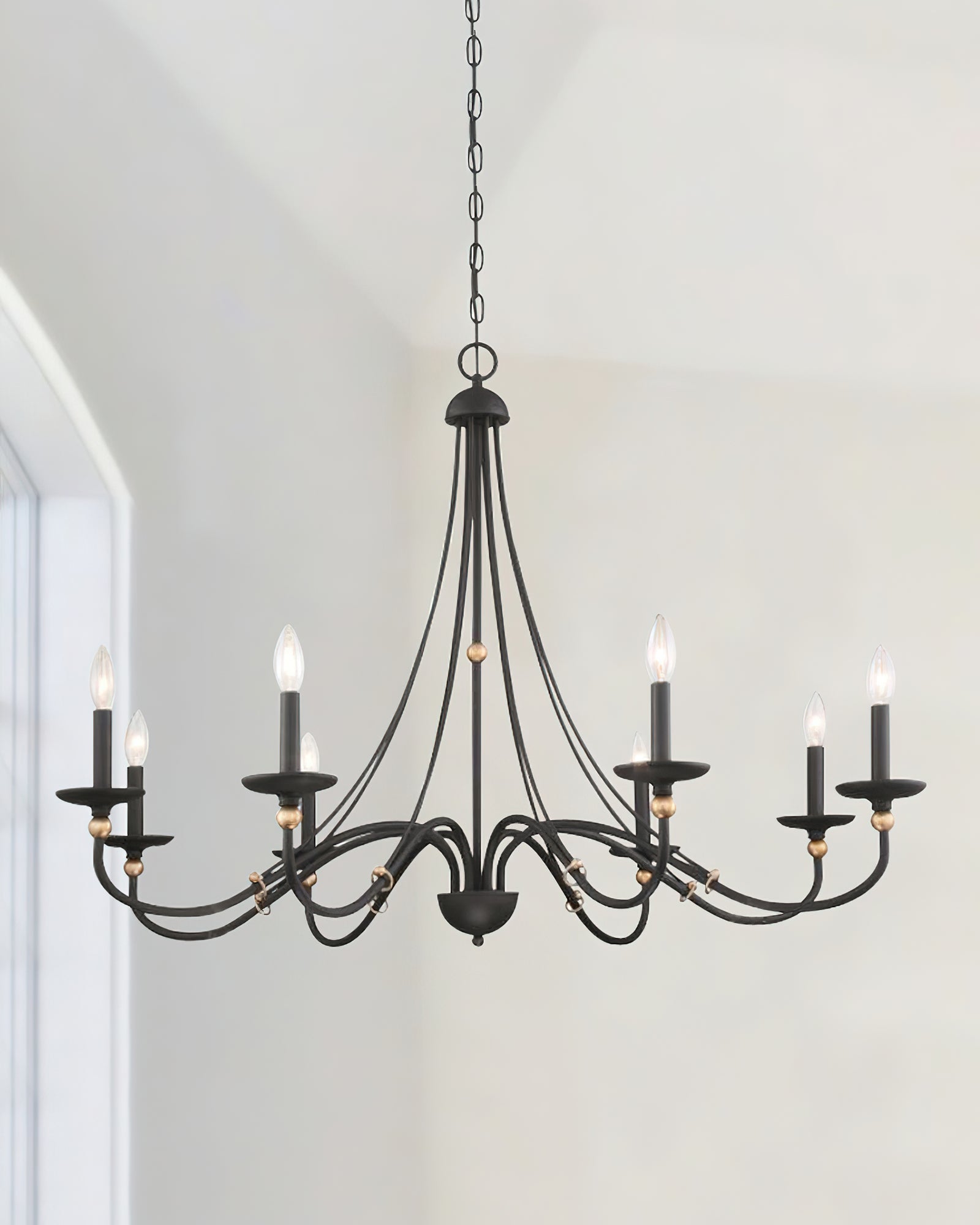 Regalia Vintage Brass Chandelier - Lamp Outdoor