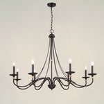 Regalia Vintage Brass Chandelier - Lamp Outdoor