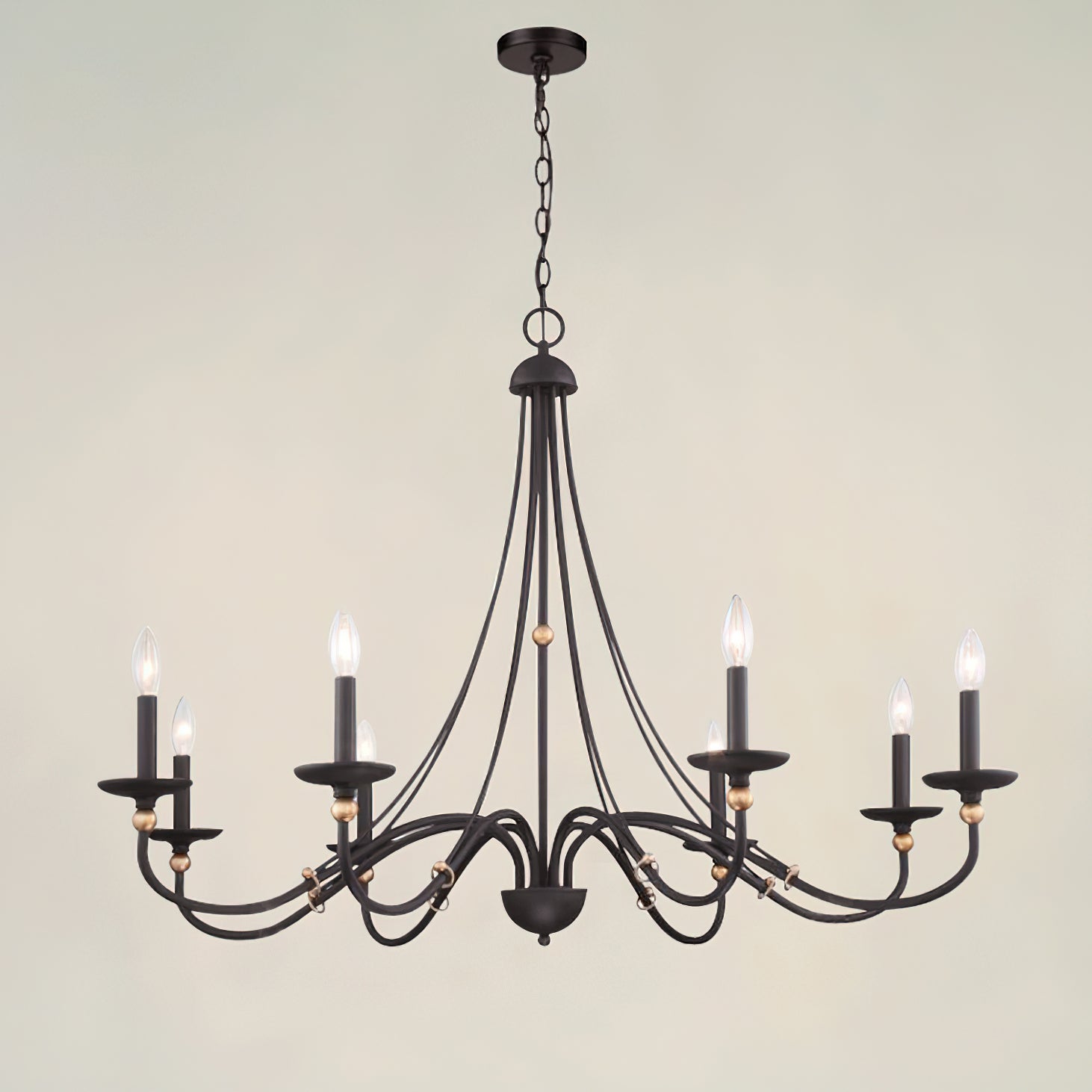 Regalia Vintage Brass Chandelier - Lamp Outdoor