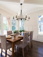 Regalia Vintage Brass Chandelier - Lamp Outdoor