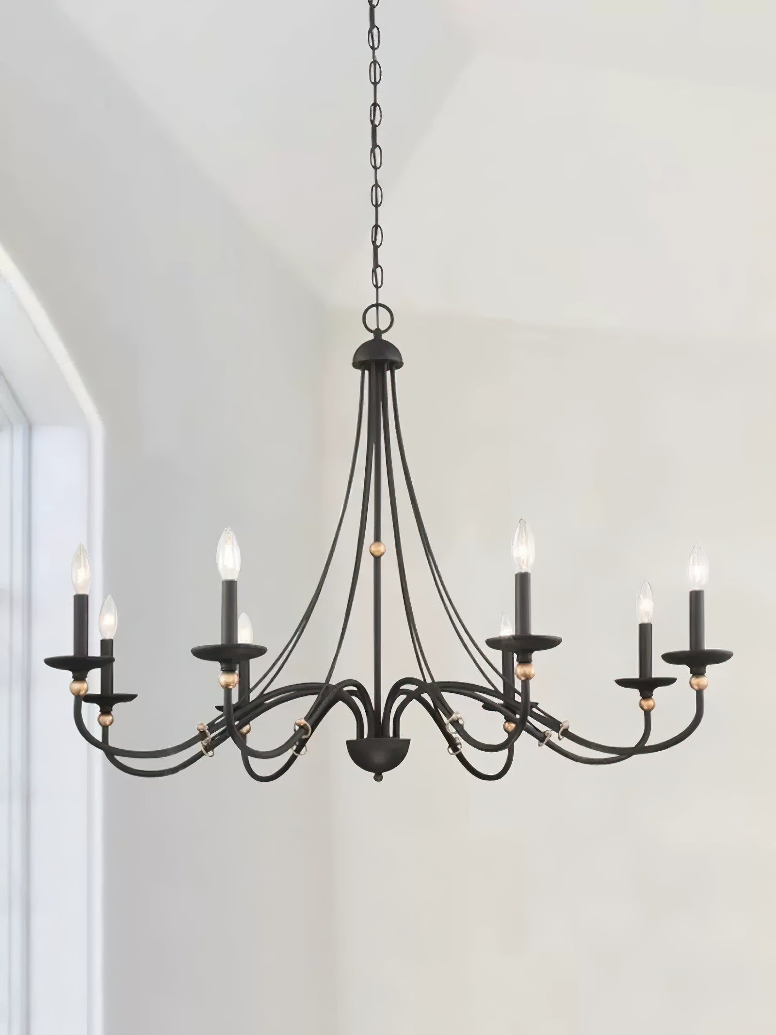 Regalia Vintage Brass Chandelier - Lamp Outdoor