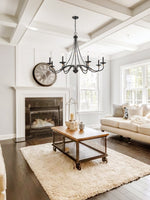 Regalia Vintage Brass Chandelier - Lamp Outdoor