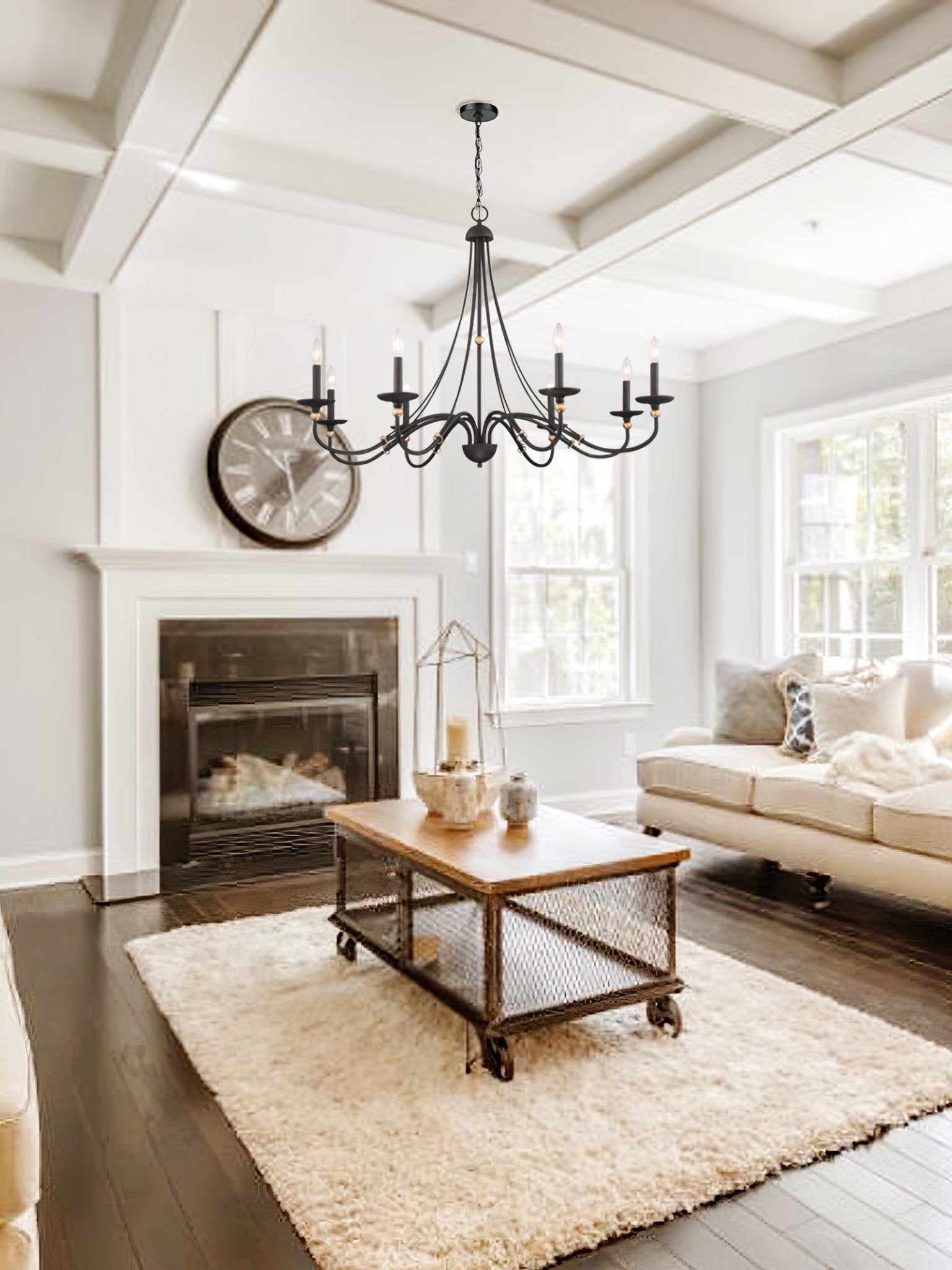 Regalia Vintage Brass Chandelier - Lamp Outdoor