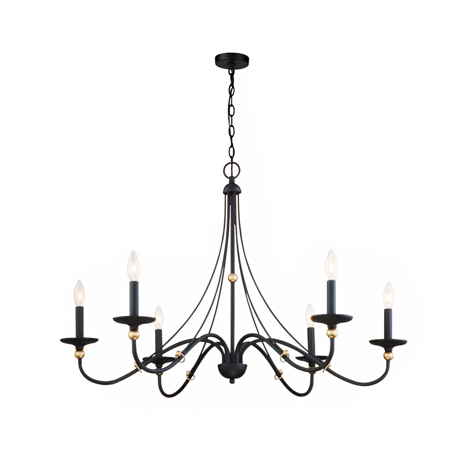 Regalia Vintage Brass Chandelier - Lamp Outdoor