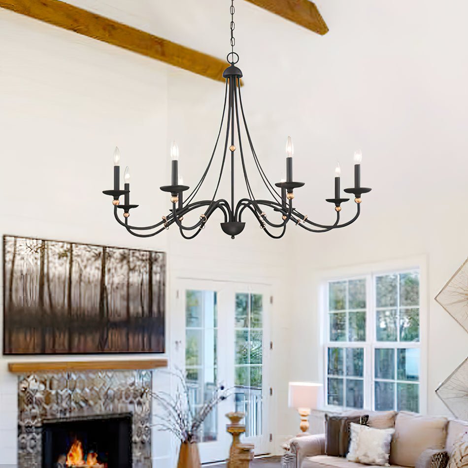 Regalia Vintage Brass Chandelier - Lamp Outdoor