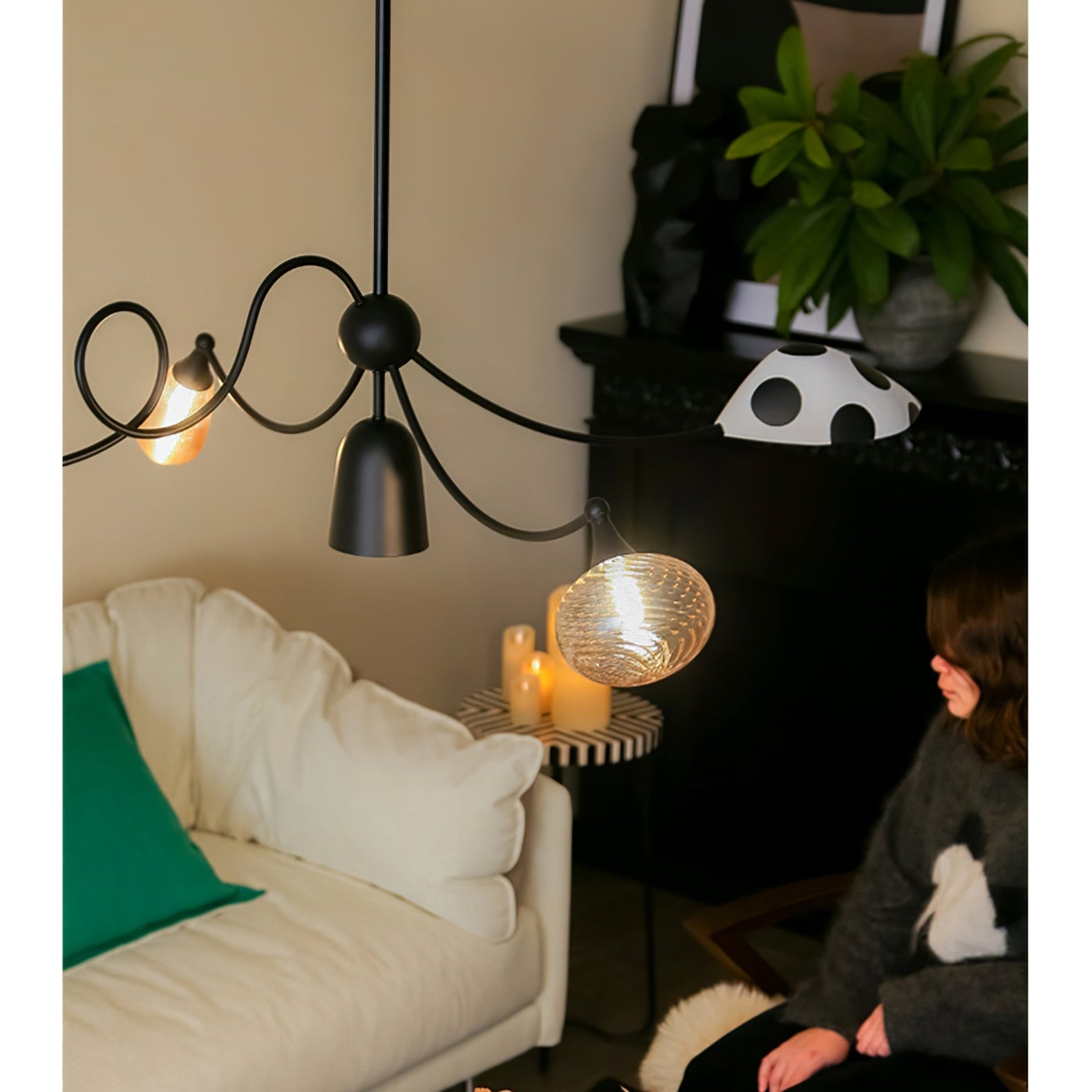 PlayfulGlass Modular Glass Pendant Light - Lamp Outdoor