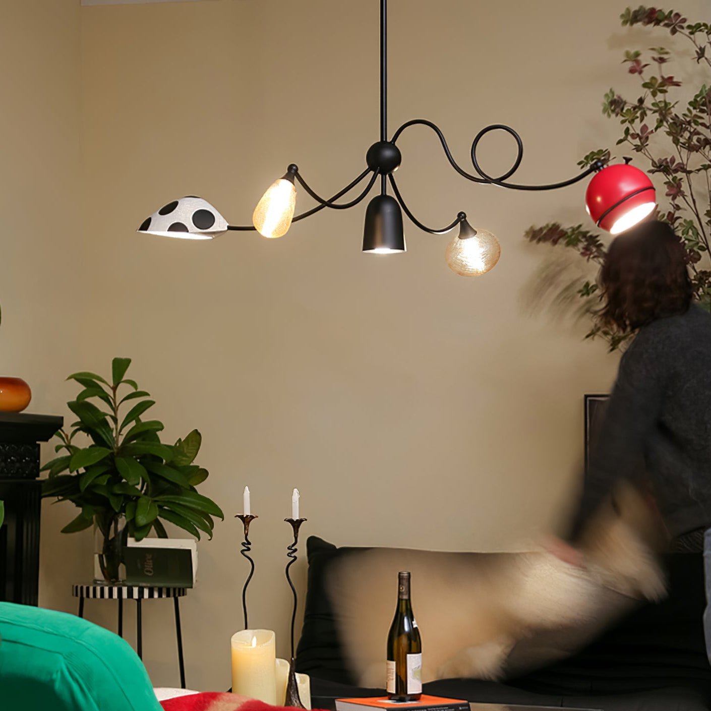 PlayfulGlass Modular Glass Pendant Light - Lamp Outdoor