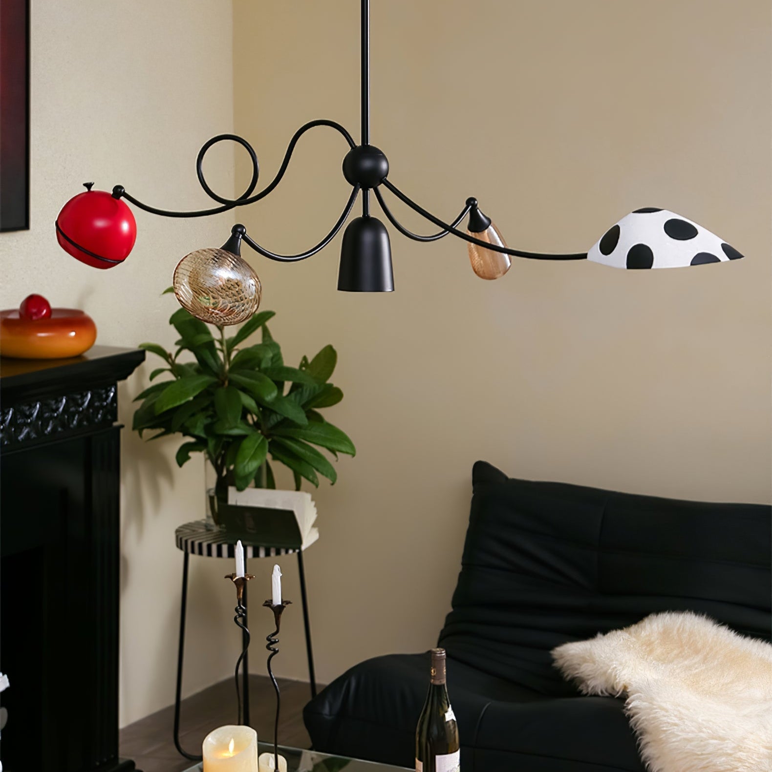 PlayfulGlass Modular Glass Pendant Light - Lamp Outdoor