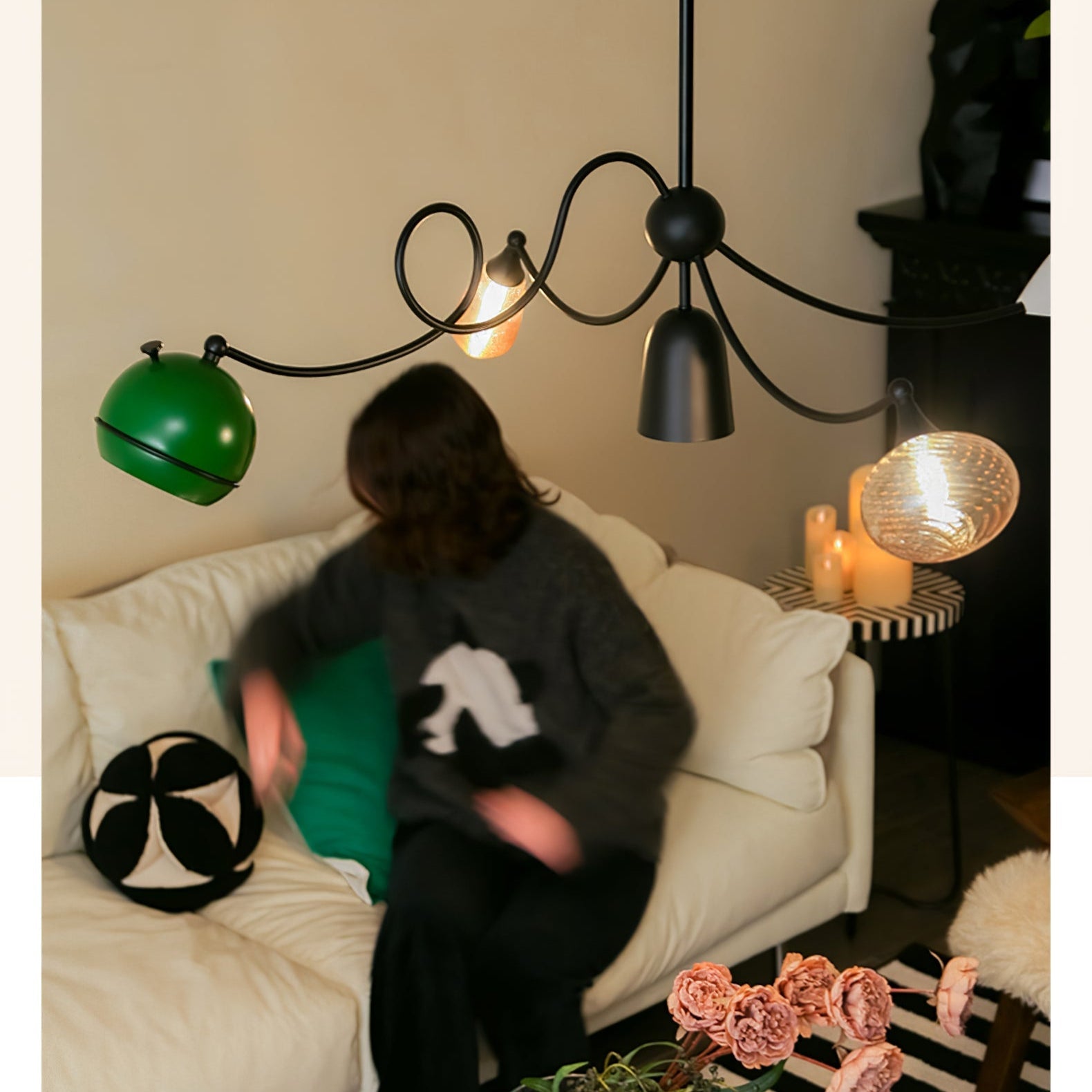 PlayfulGlass Modular Glass Pendant Light - Lamp Outdoor