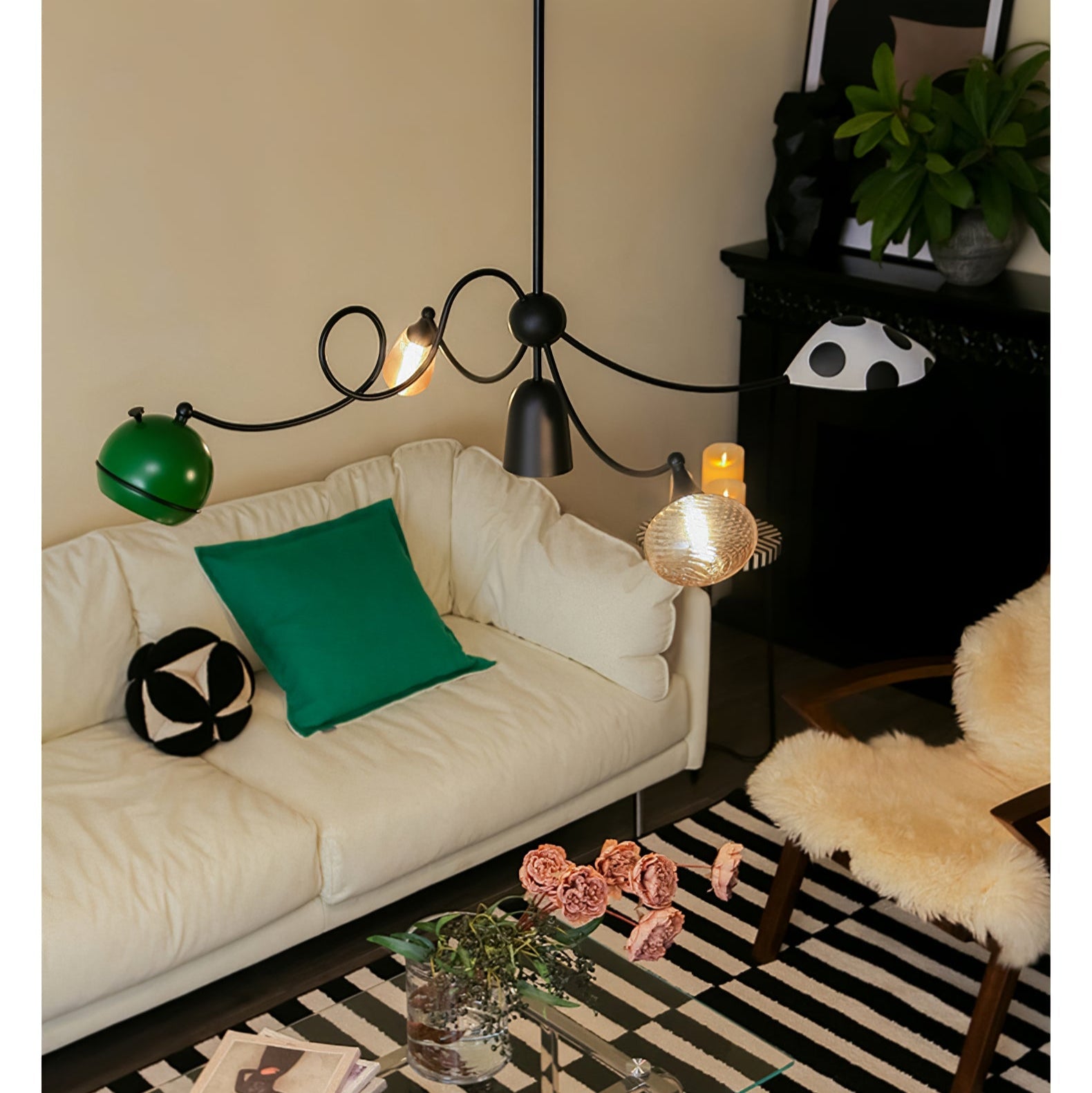 PlayfulGlass Modular Glass Pendant Light - Lamp Outdoor