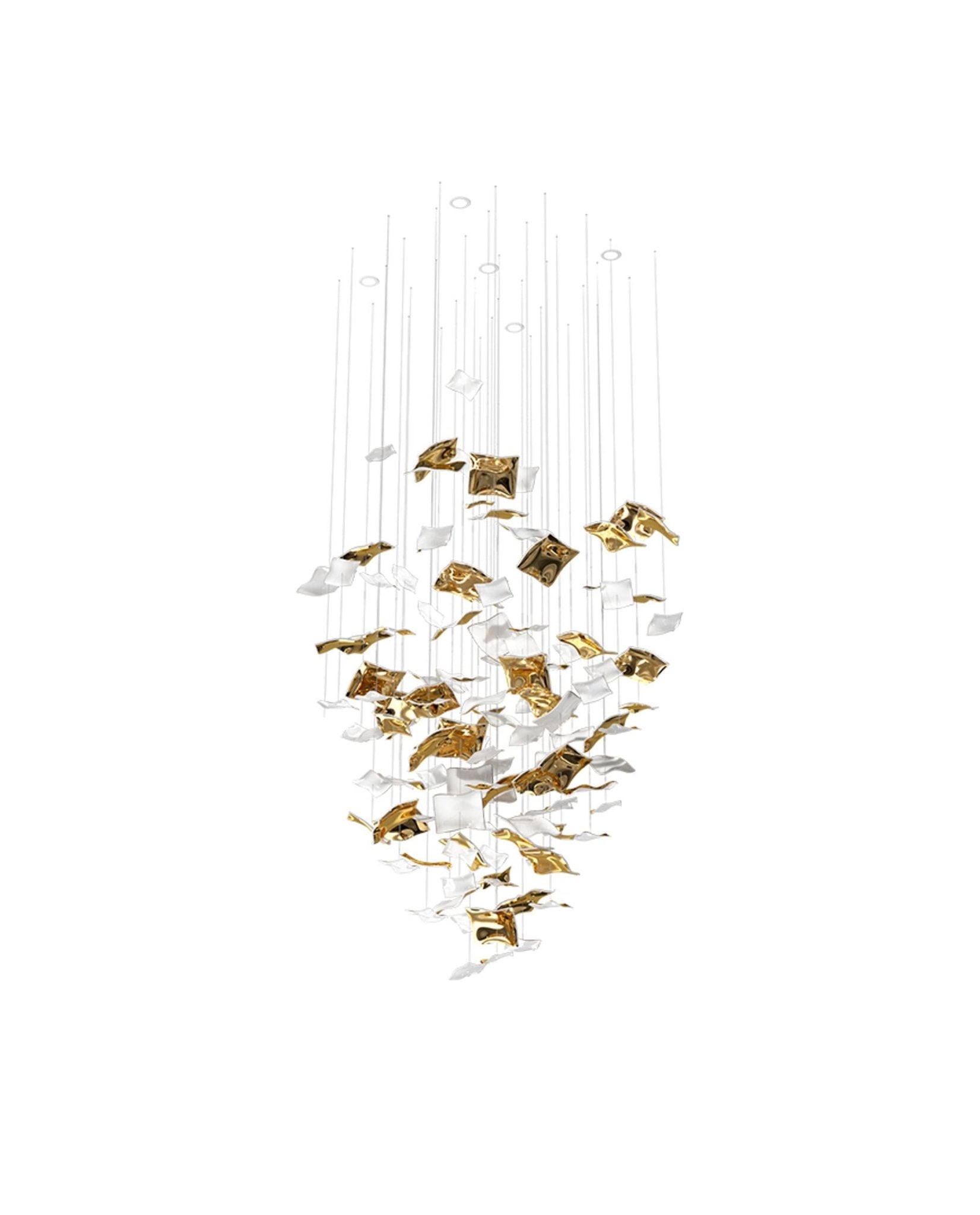 Viliros Glass Spiral Pendant Light - Lamp Outdoor