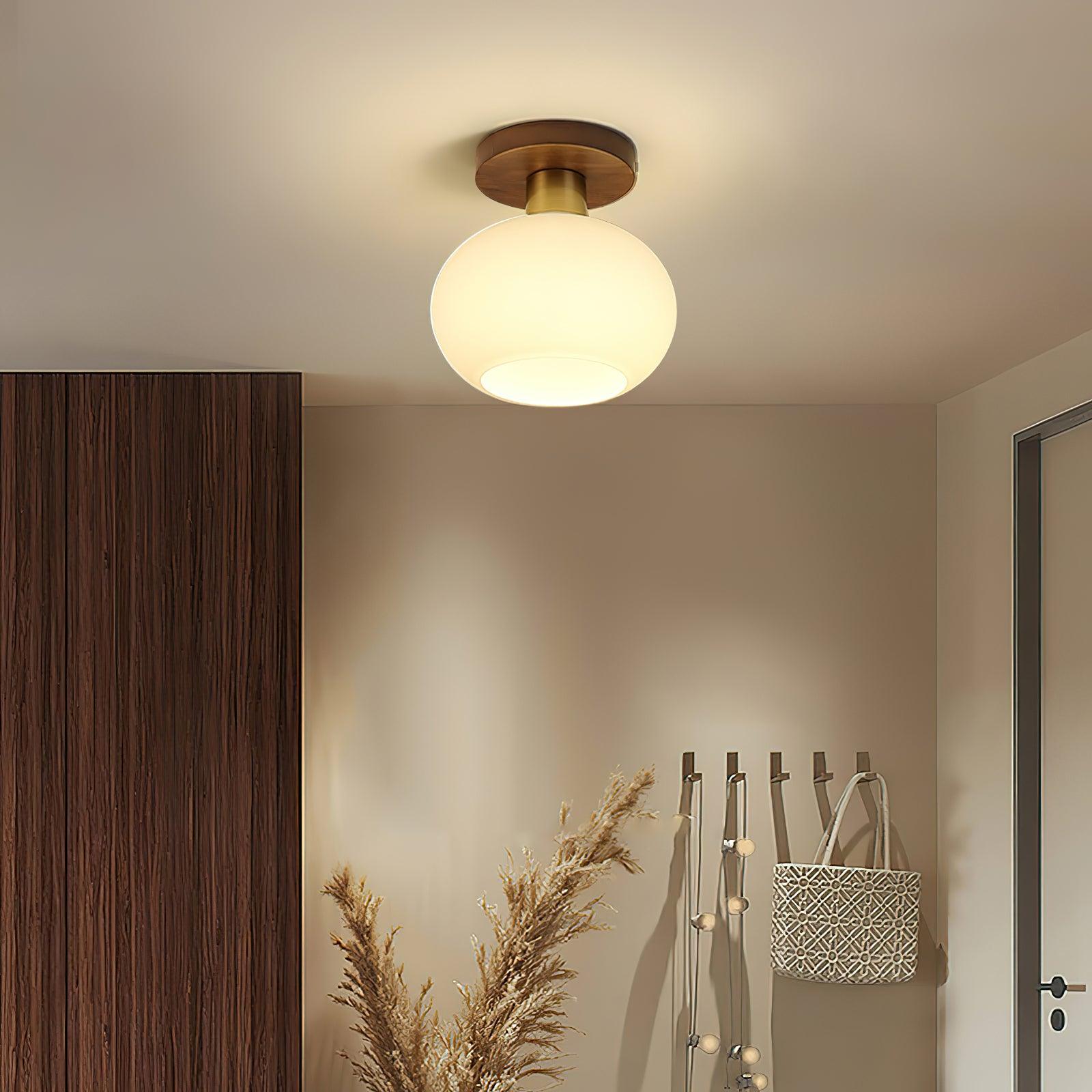 White Shell Ceiling Lamp - Lamp Outdoor
