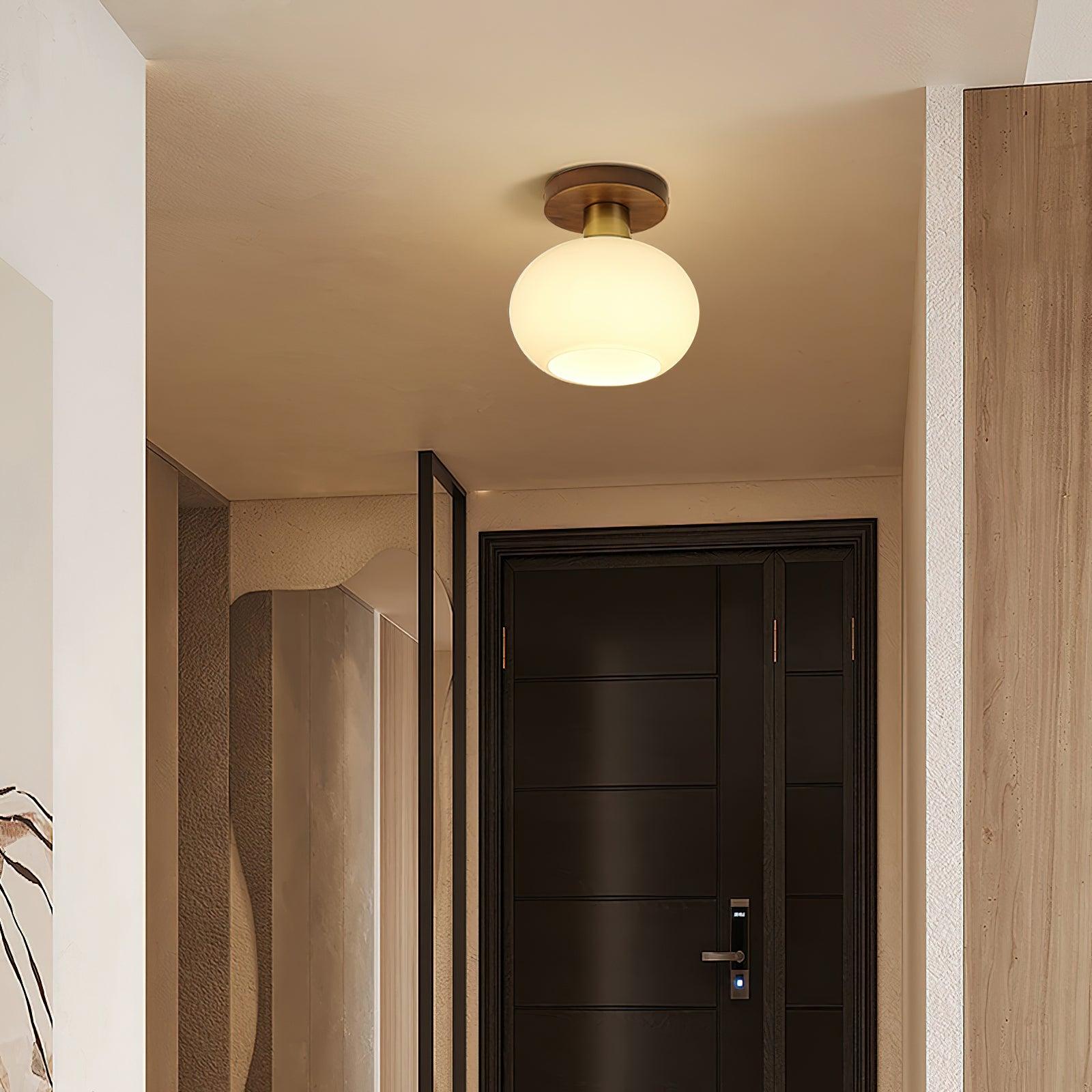 White Shell Ceiling Lamp - Lamp Outdoor