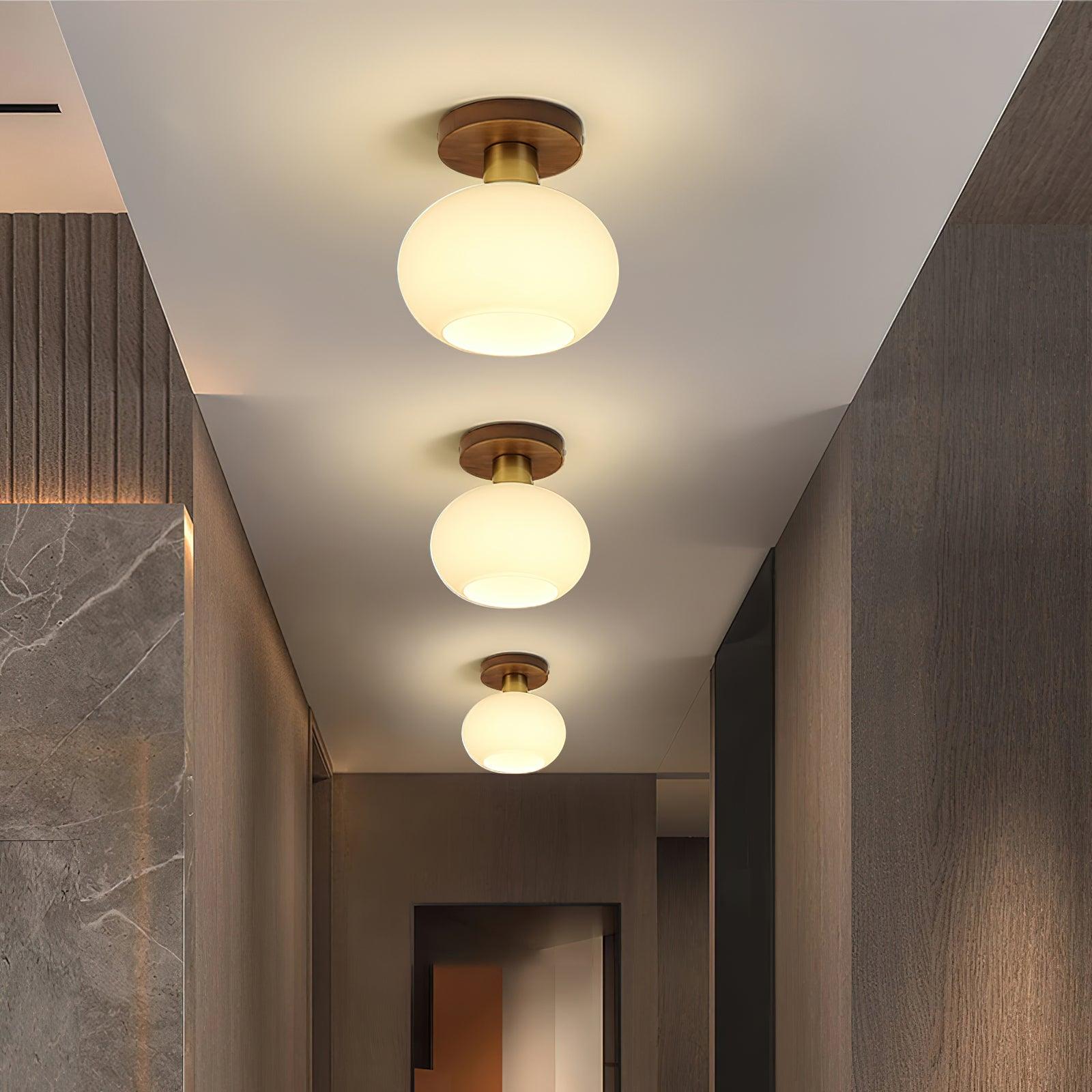 White Shell Ceiling Lamp - Lamp Outdoor