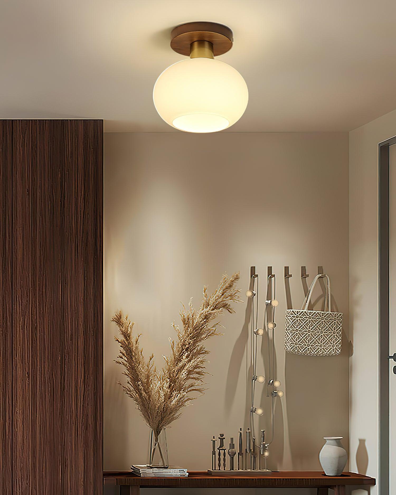 White Shell Ceiling Lamp - Lamp Outdoor