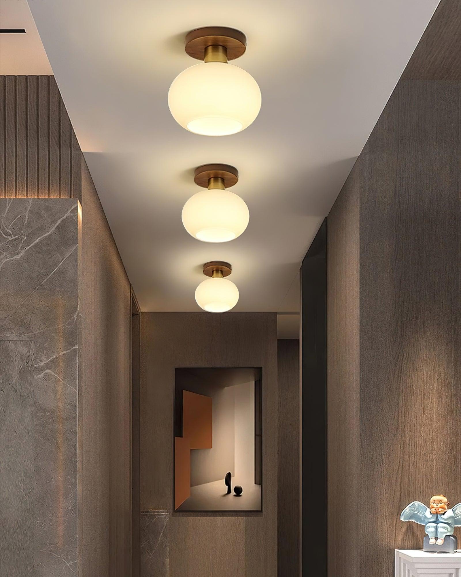 White Shell Ceiling Lamp - Lamp Outdoor