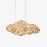 Elliros Textured Paper Pulp Pendant Light - Lamp Outdoor
