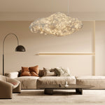 Elliros Textured Paper Pulp Pendant Light - Lamp Outdoor