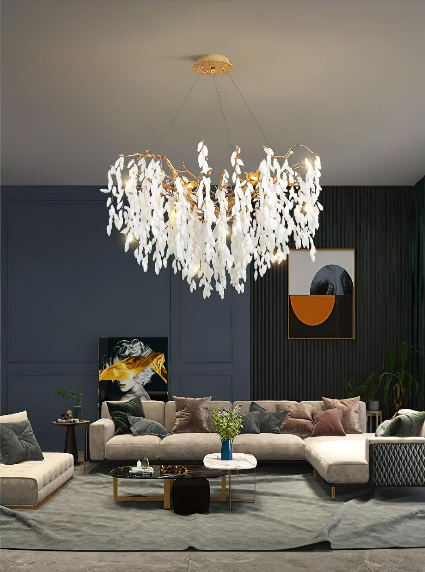 Florealis Cascading Crystal Chandelier - Lamp Outdoor