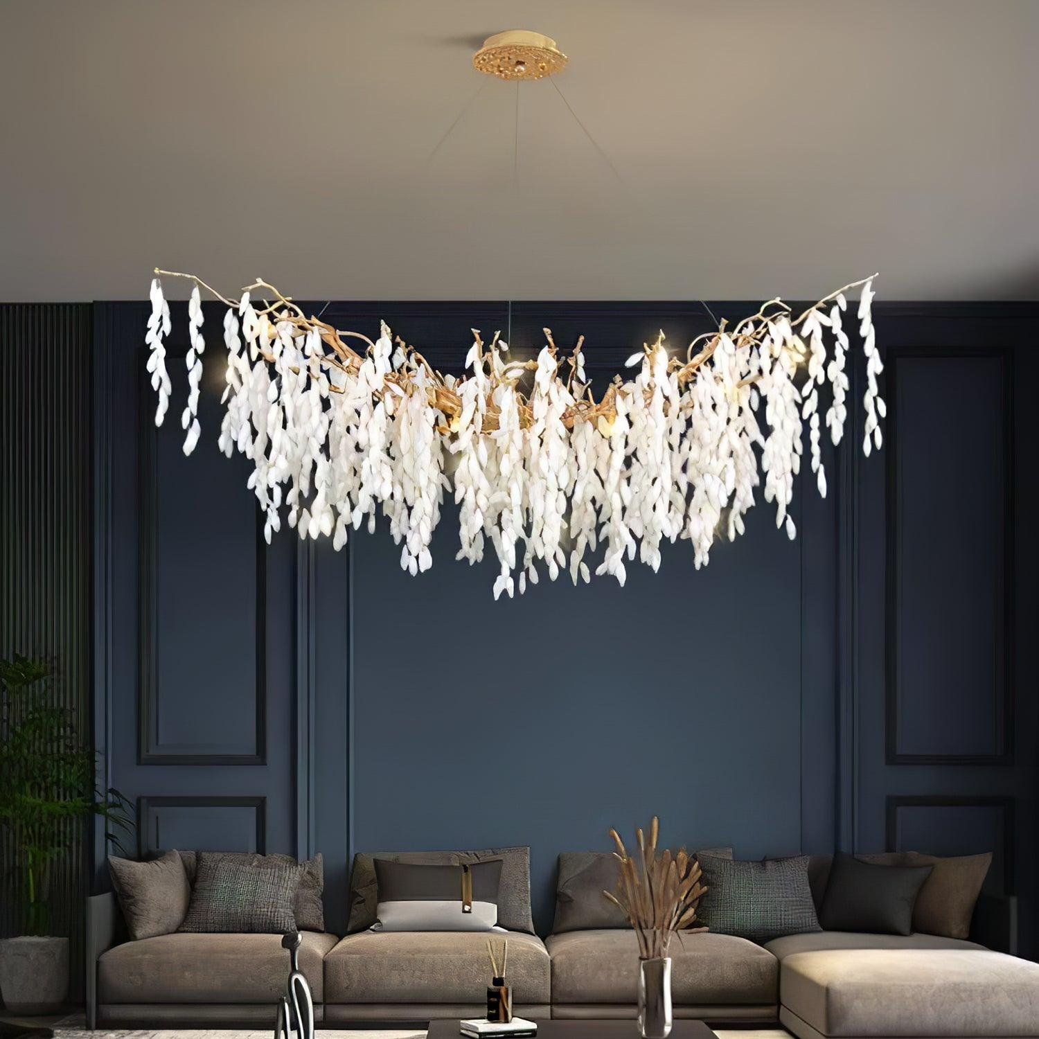 Florealis Cascading Crystal Chandelier - Lamp Outdoor