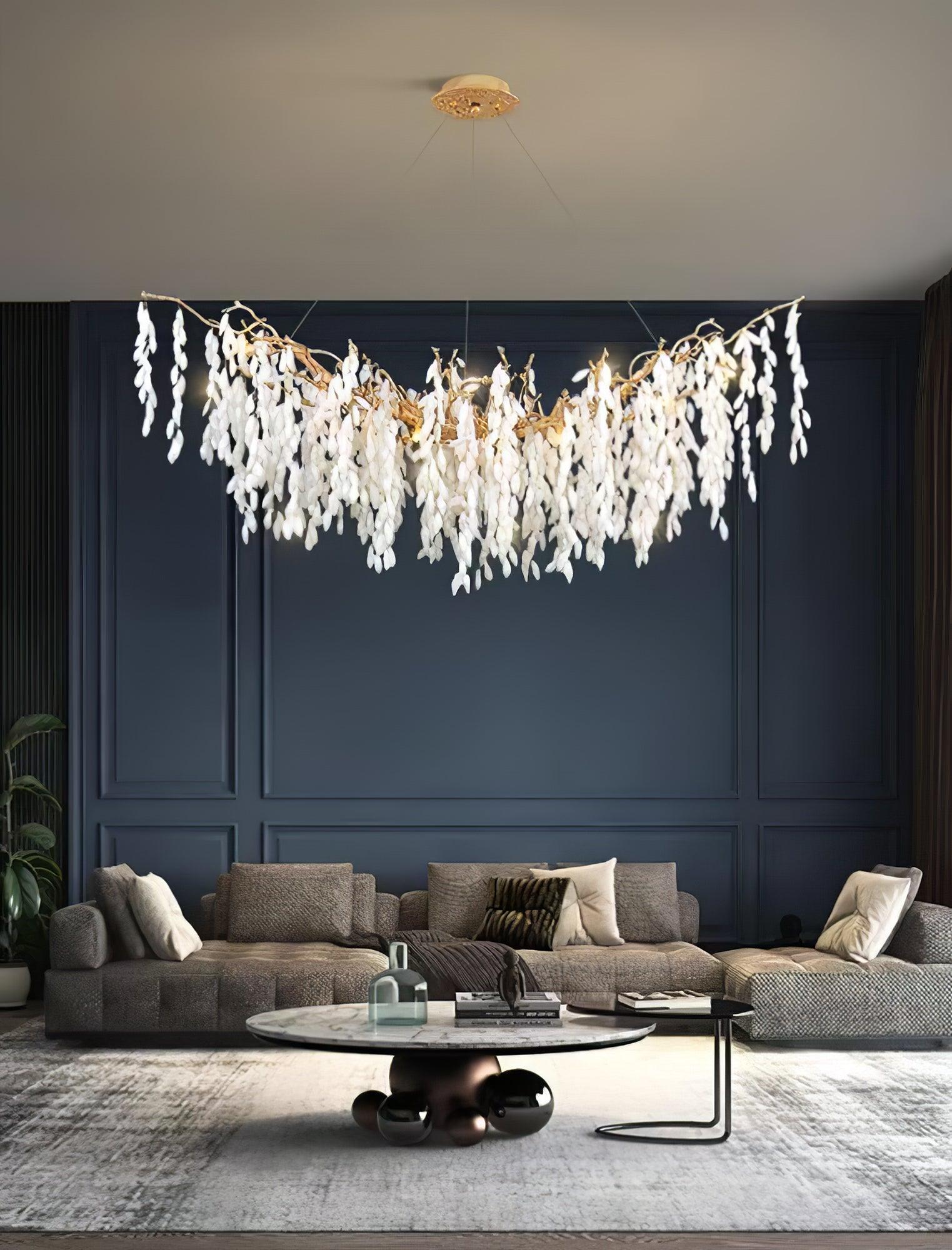 Florealis Cascading Crystal Chandelier - Lamp Outdoor