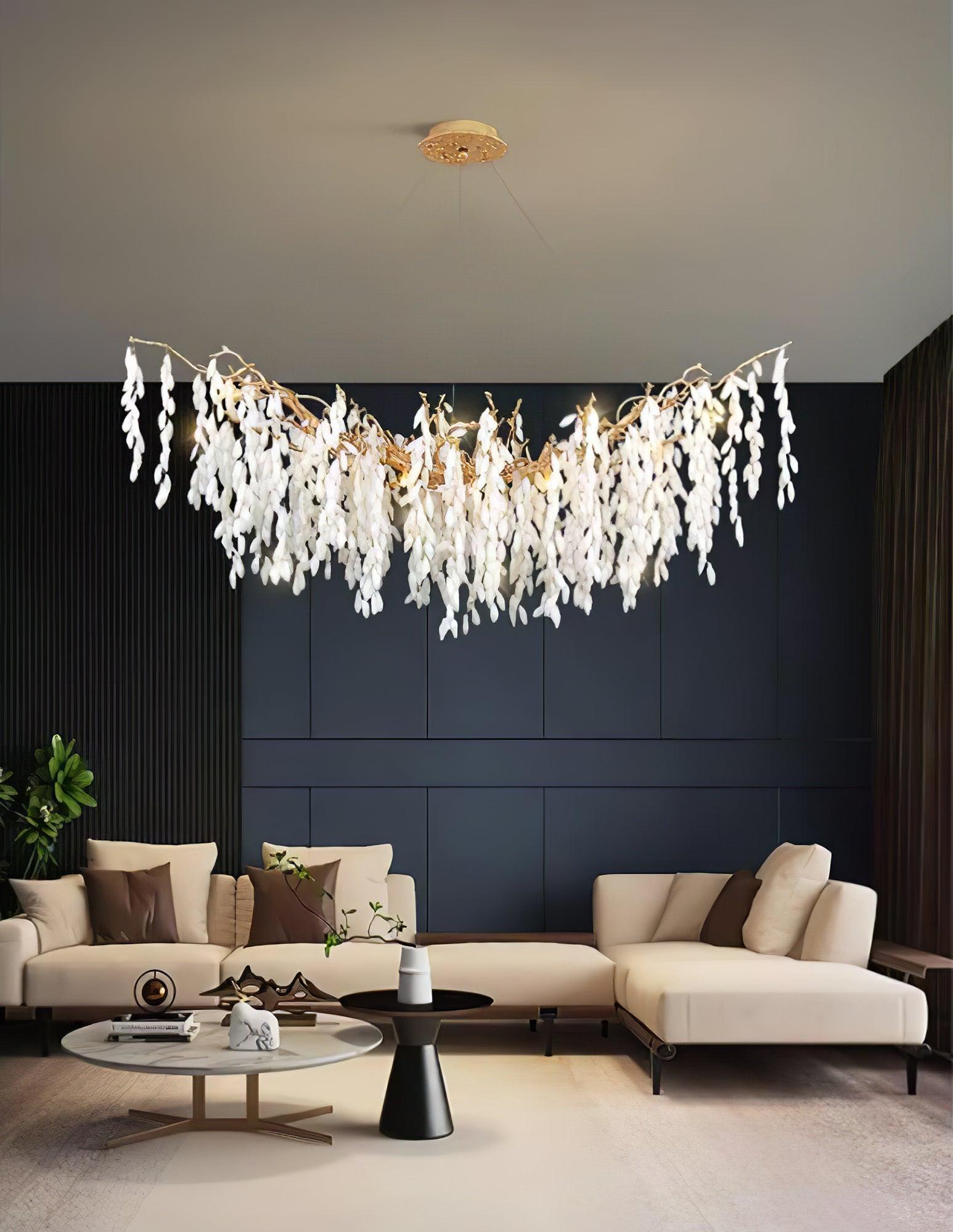 Florealis Cascading Crystal Chandelier - Lamp Outdoor