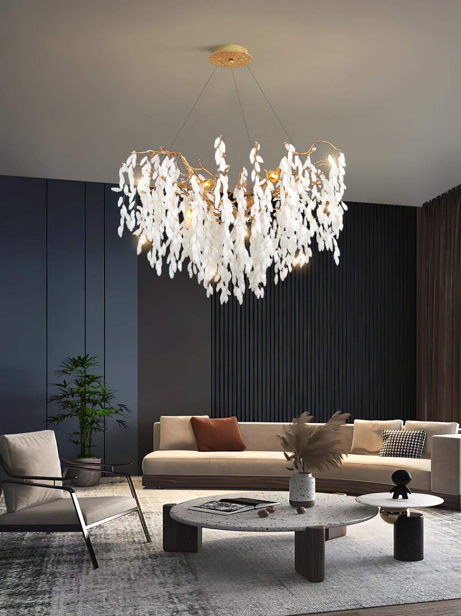 Florealis Cascading Crystal Chandelier - Lamp Outdoor