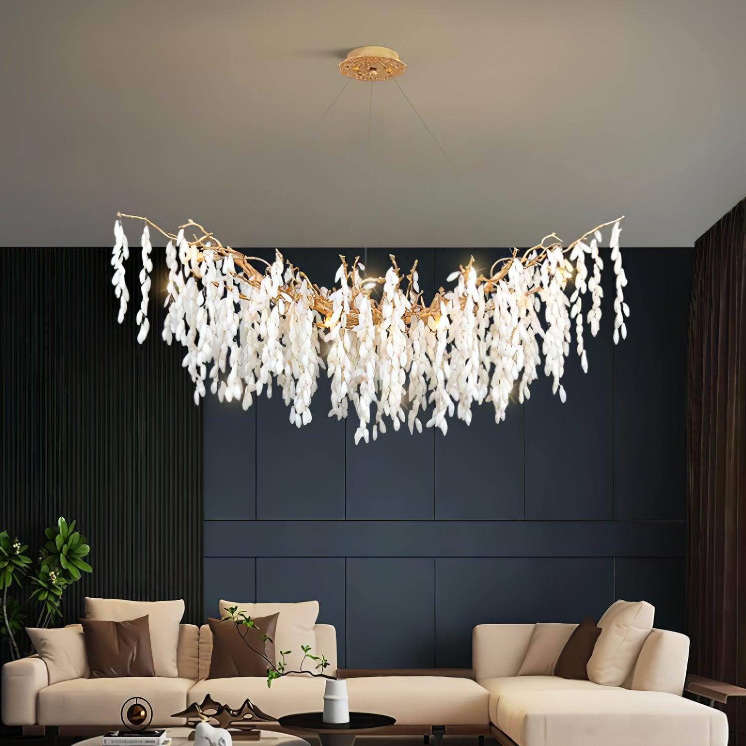 Florealis Cascading Crystal Chandelier - Lamp Outdoor