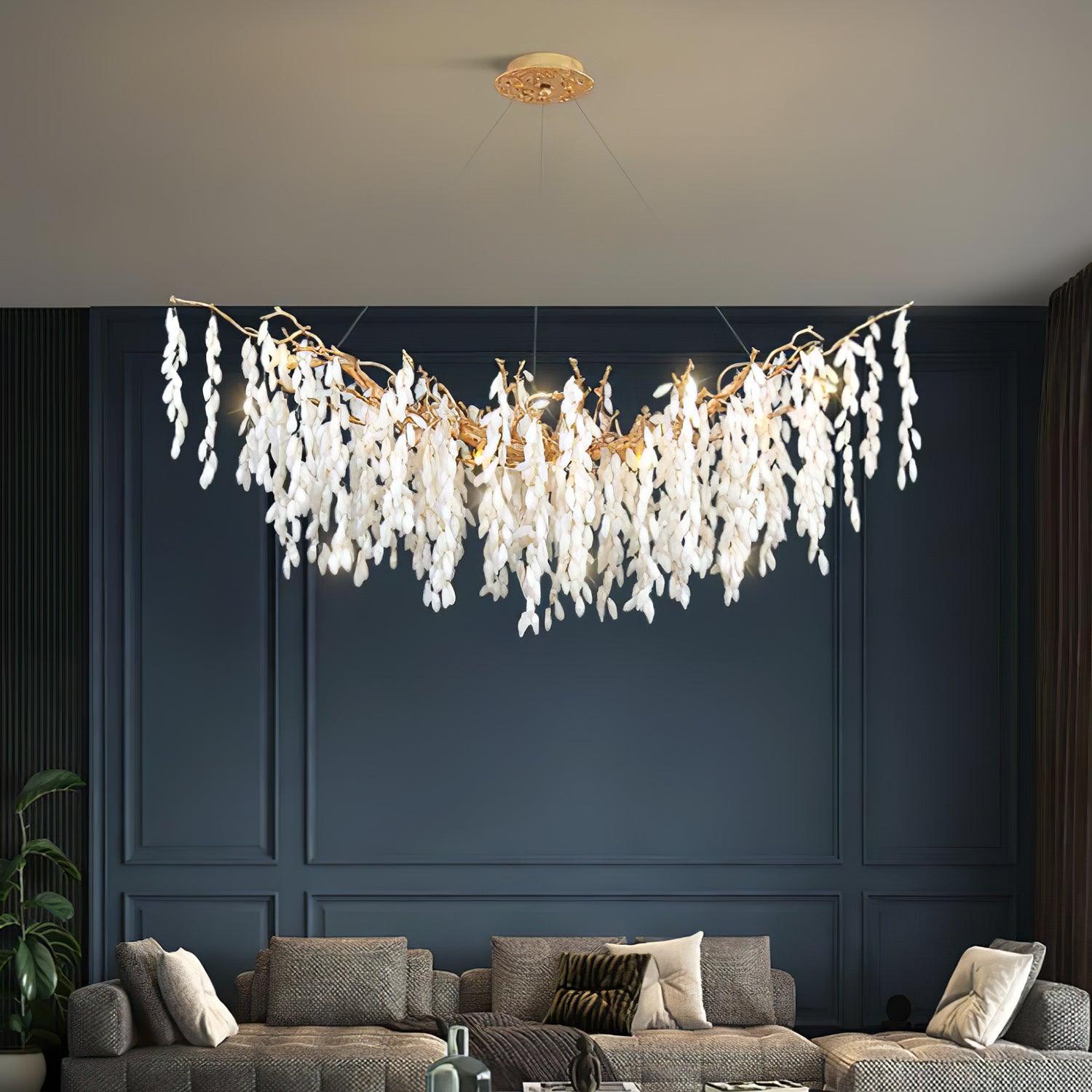 Florealis Cascading Crystal Chandelier - Lamp Outdoor