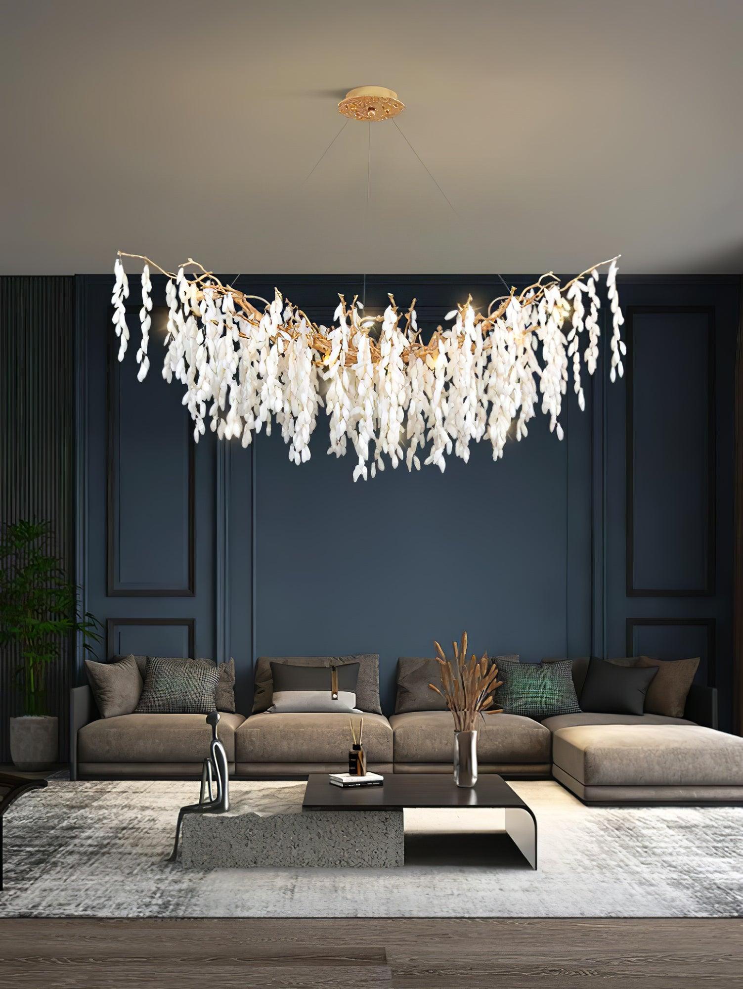 Florealis Cascading Crystal Chandelier - Lamp Outdoor