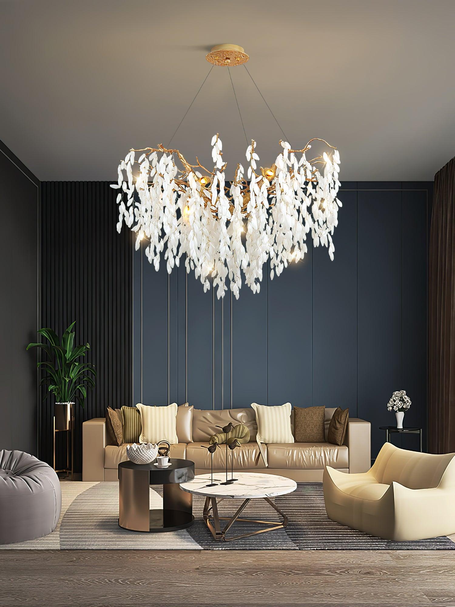 Florealis Cascading Crystal Chandelier - Lamp Outdoor