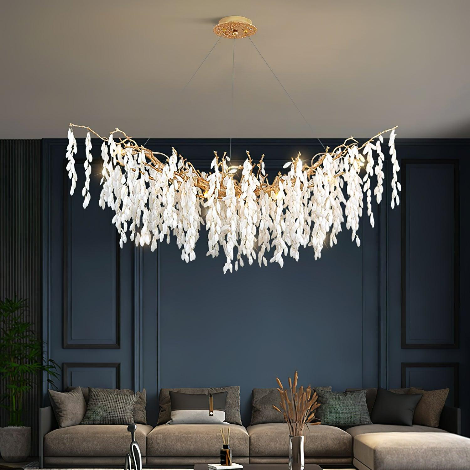 Florealis Cascading Crystal Chandelier - Lamp Outdoor