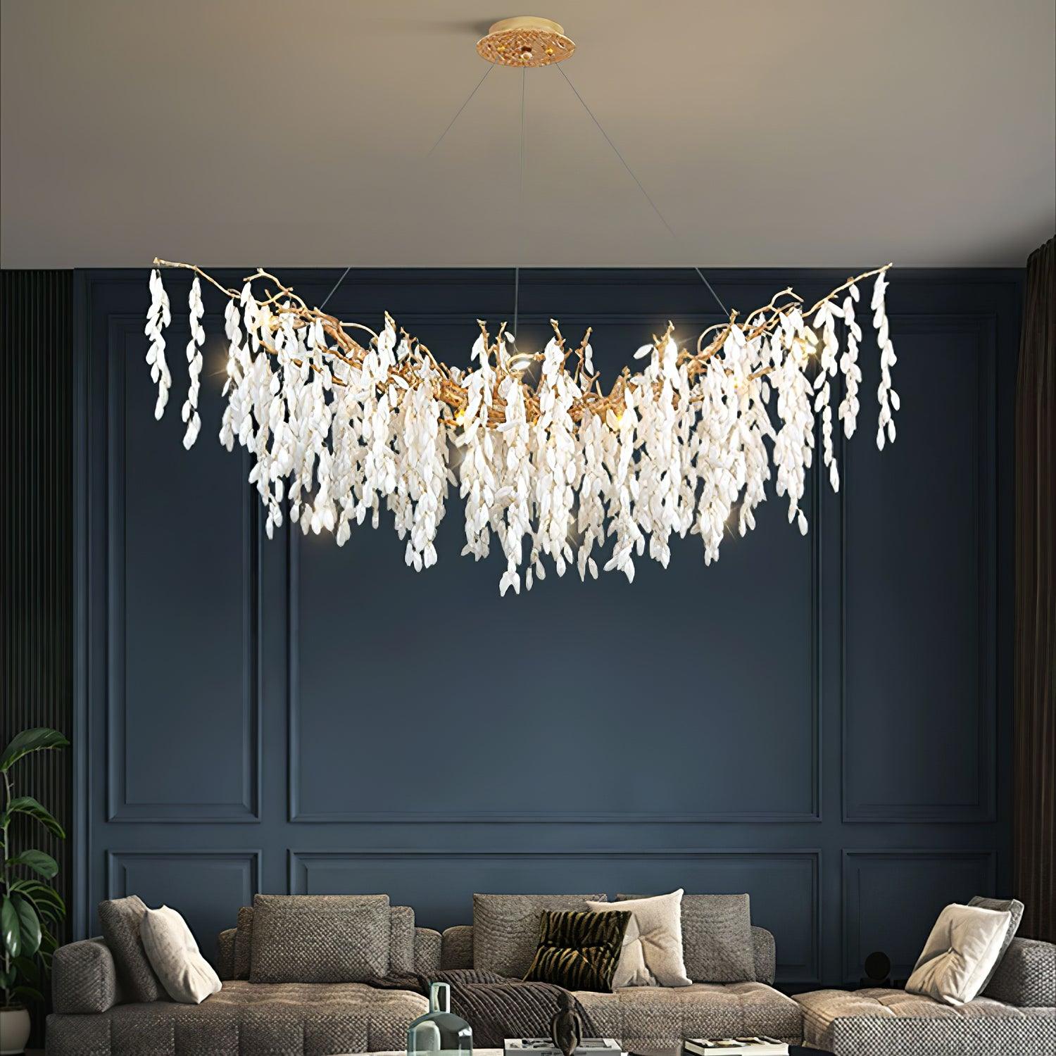 Florealis Cascading Crystal Chandelier - Lamp Outdoor