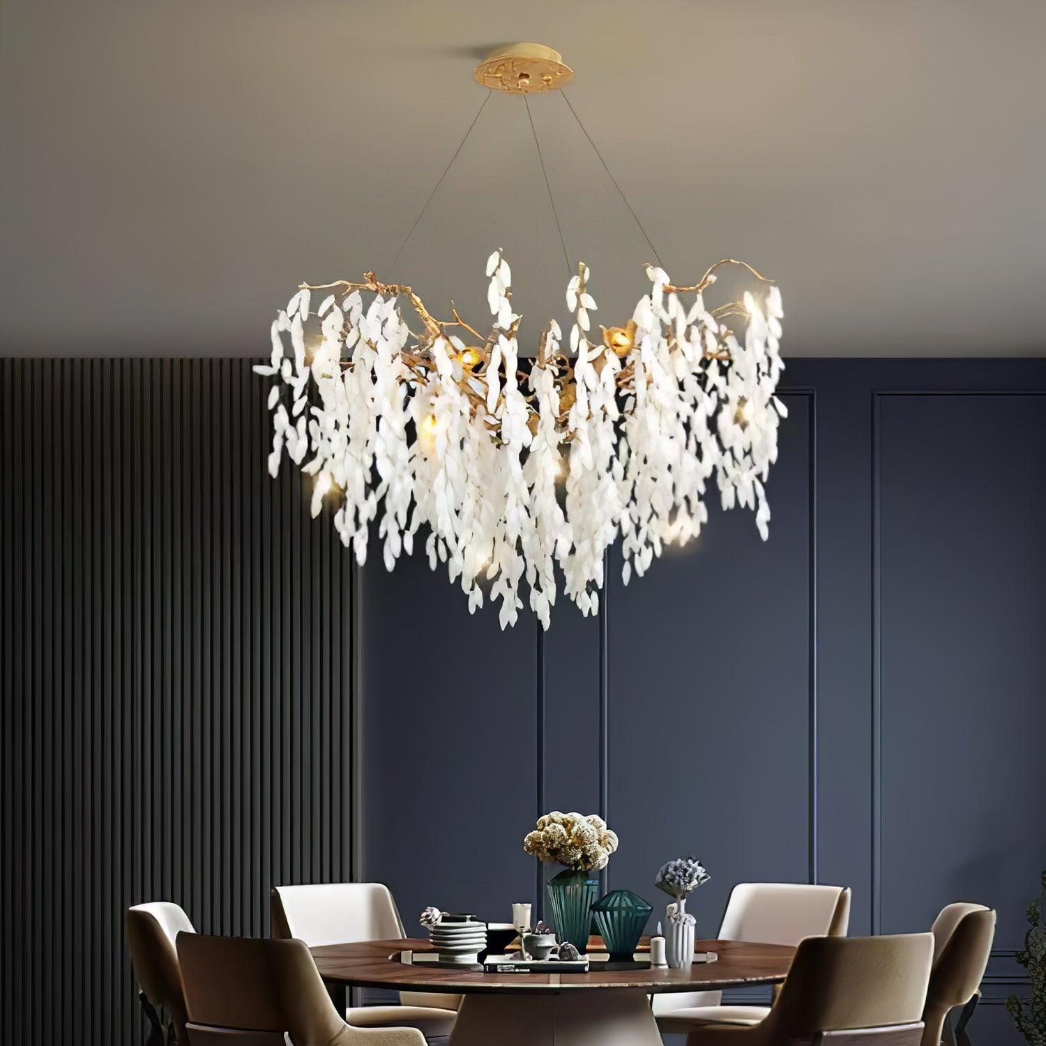 Florealis Cascading Crystal Chandelier - Lamp Outdoor