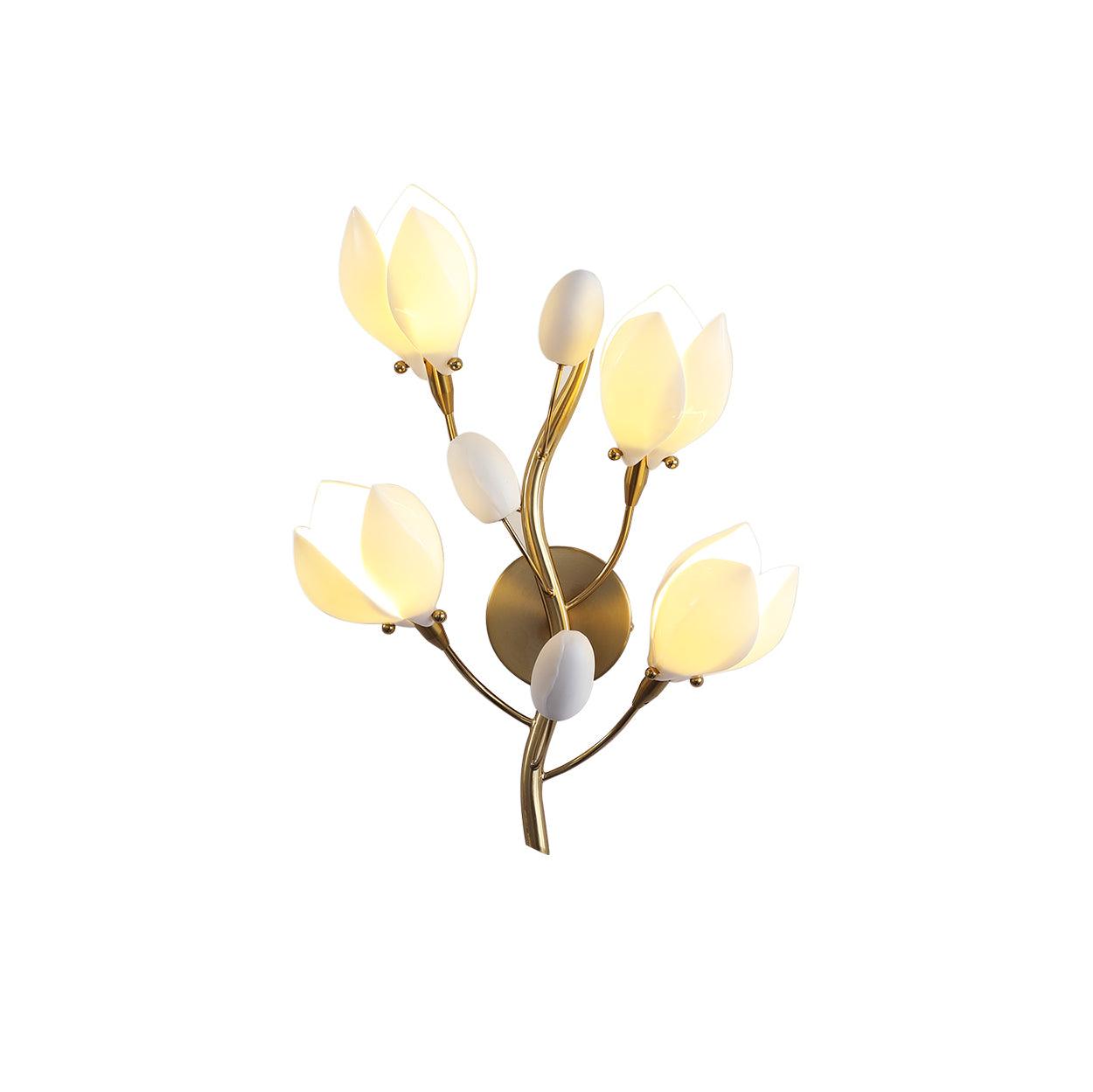 Porcelain Magnolia Wall Lamp - Lamp Outdoor