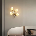 Porcelain Magnolia Wall Lamp - Lamp Outdoor